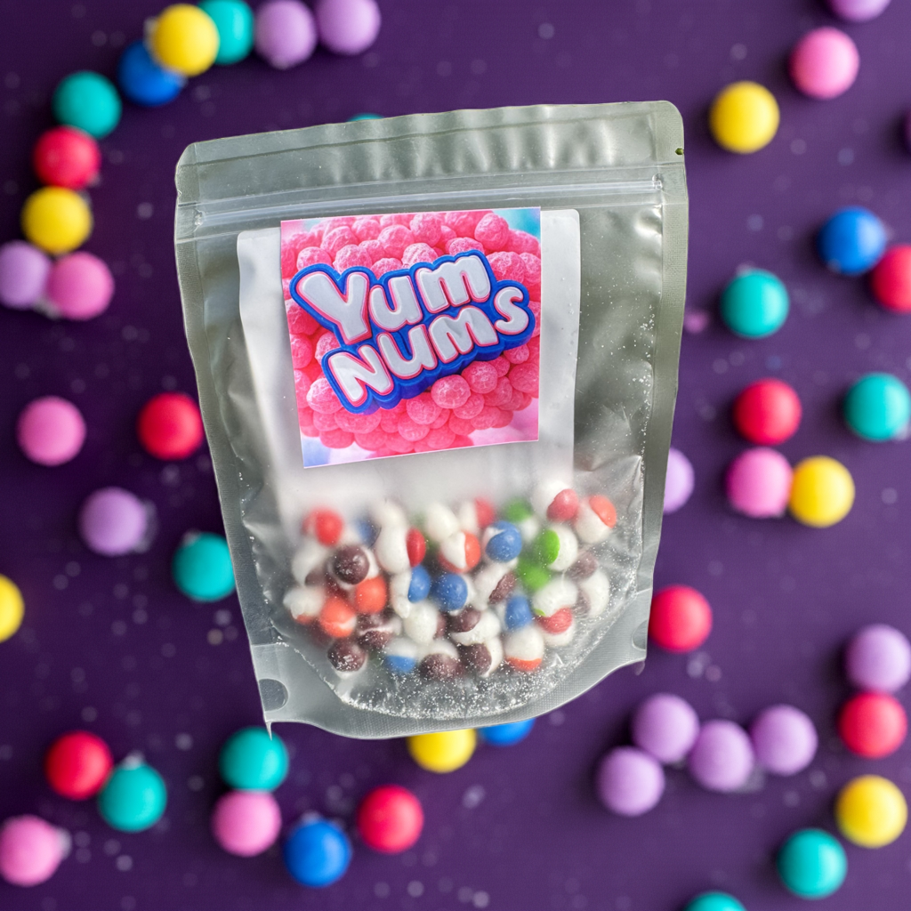 ππ YumNums Freeze-Dried Wild Berry Bitty Pops β Bursting with Flavor, Crunch & Vibes π₯