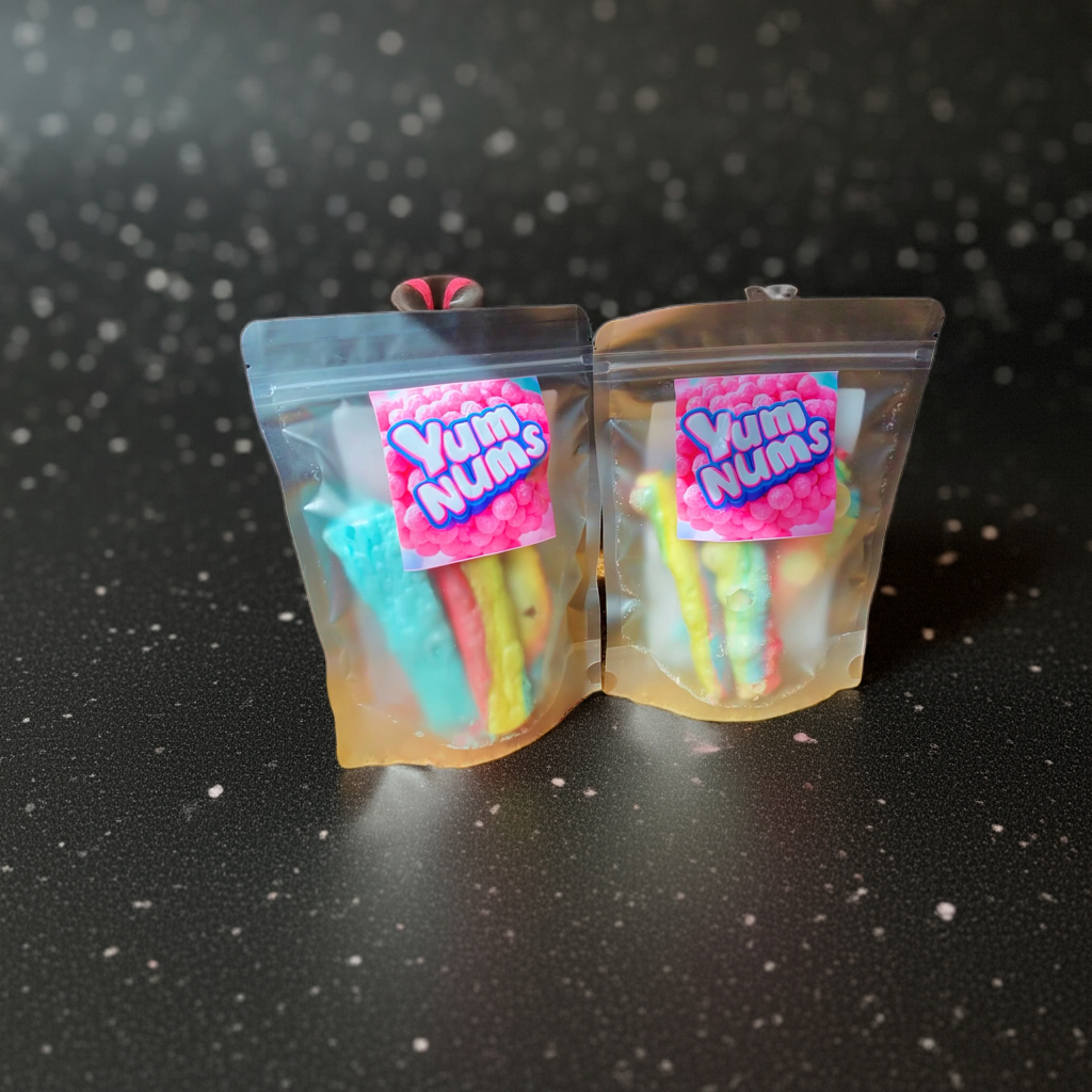 YumNums Fruity Chips – 2 Bag Pack | Freeze-Dried Rolled Candy with Bold Flavor & Crunch