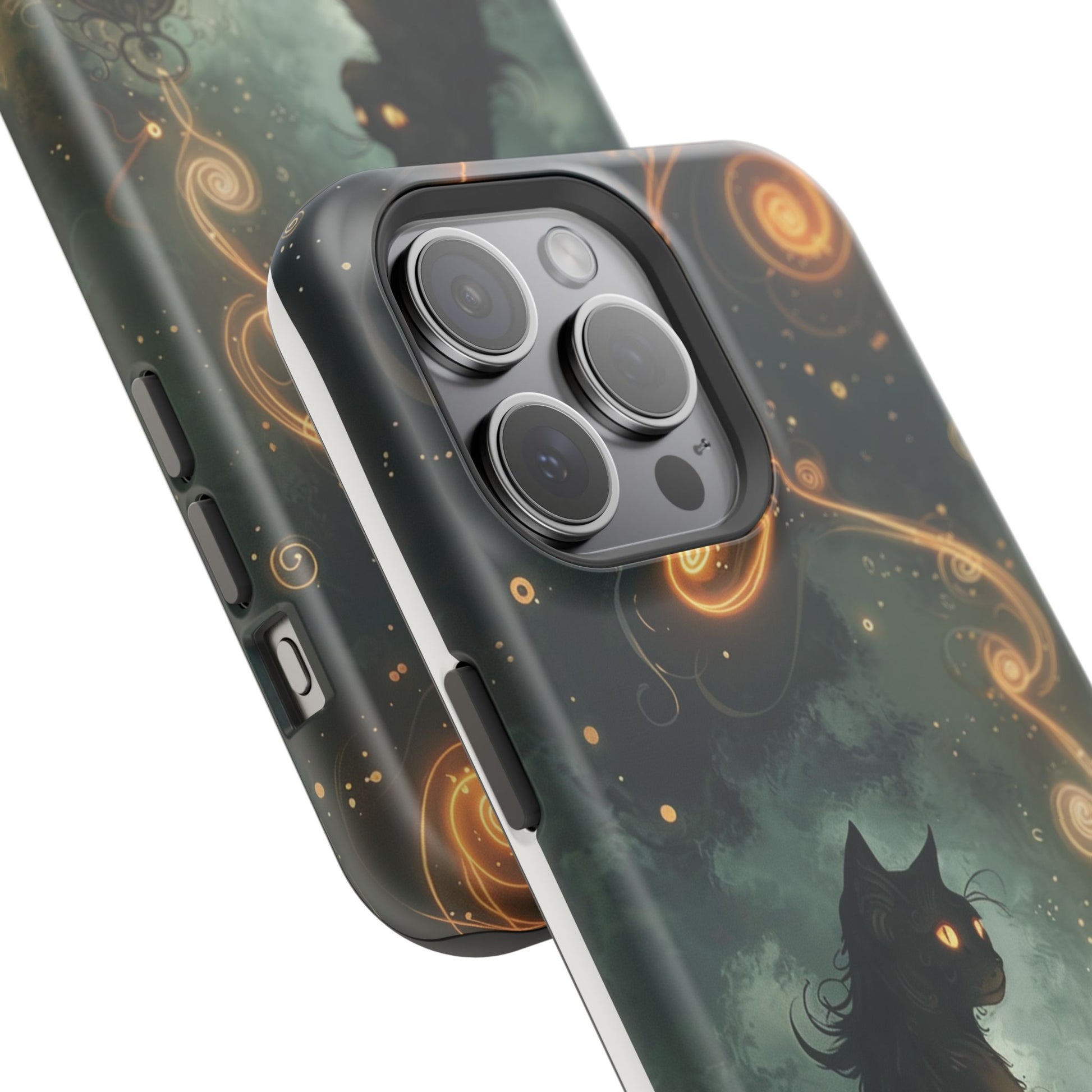 Magnetic Cat-Themed Phone Cases, Impact-Resistant Design, Unique Gift for Cat Lovers, Perfect for Birthdays, Special Occasions