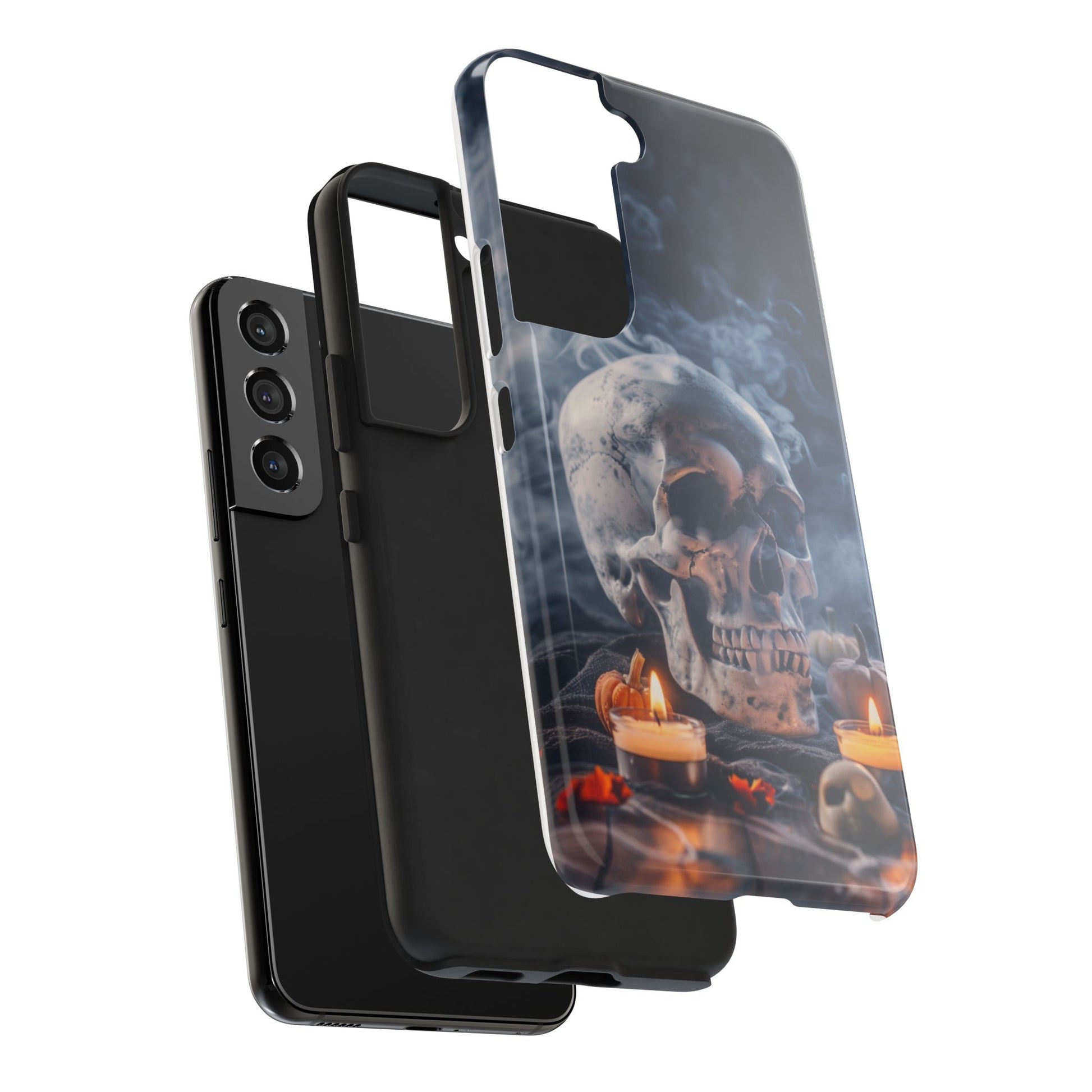 Gothic Skull Phone Case | Tough Phone Cases for Halloween, Gothic Decor, Unique Gifts, Spooky Vibes, Cell Phone Accessories