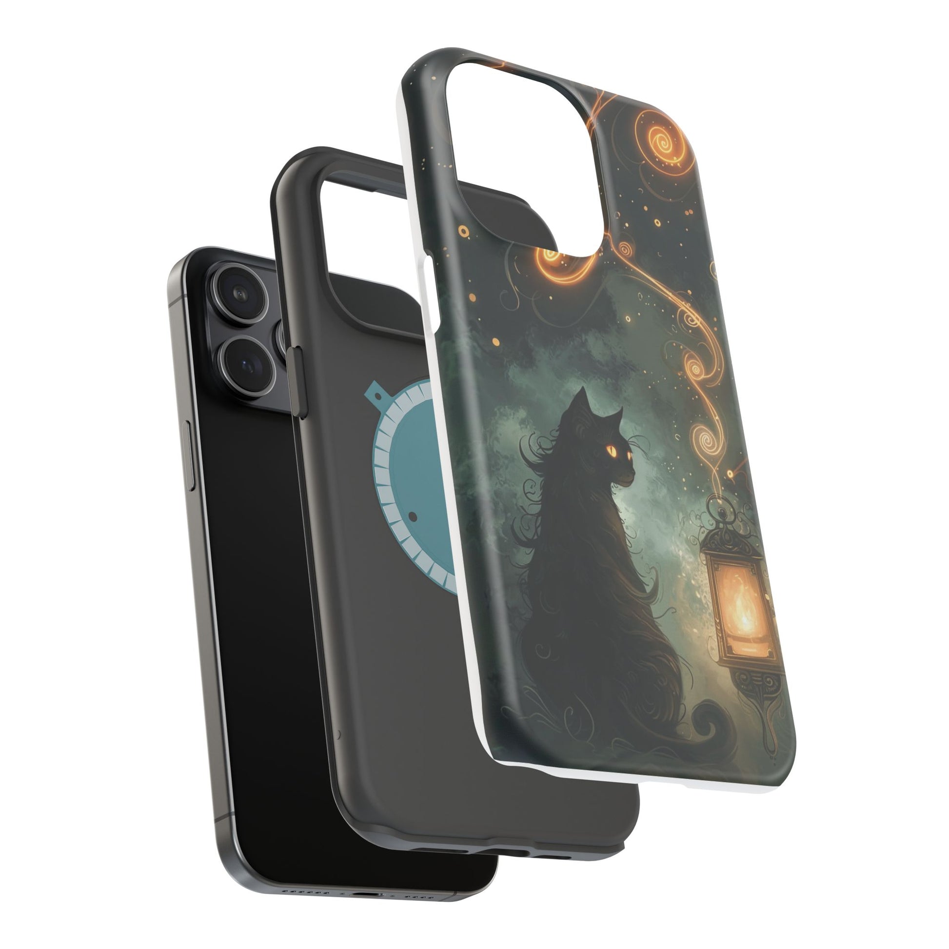 Magnetic Cat-Themed Phone Cases, Impact-Resistant Design, Unique Gift for Cat Lovers, Perfect for Birthdays, Special Occasions