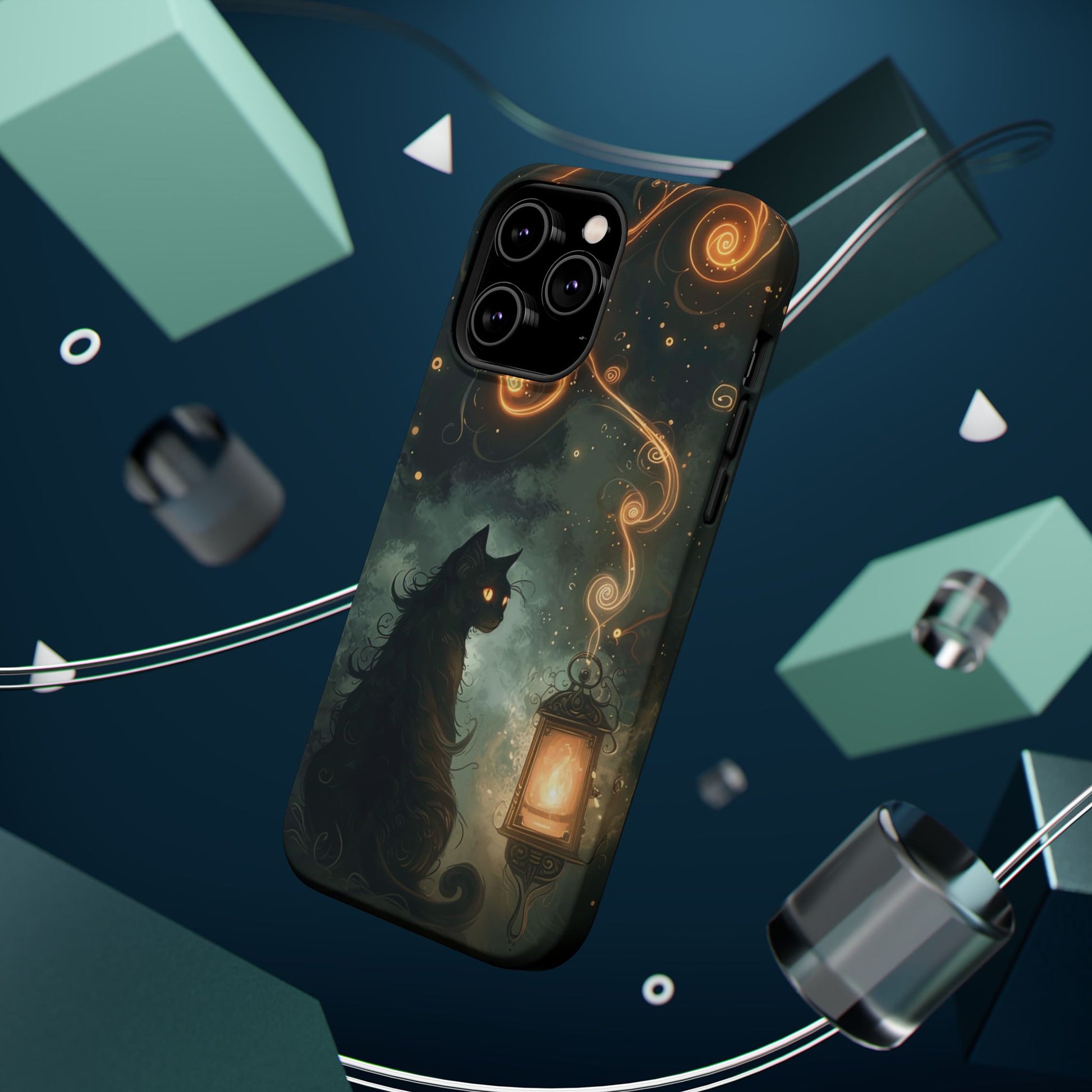 Magnetic Cat-Themed Phone Cases, Impact-Resistant Design, Unique Gift for Cat Lovers, Perfect for Birthdays, Special Occasions