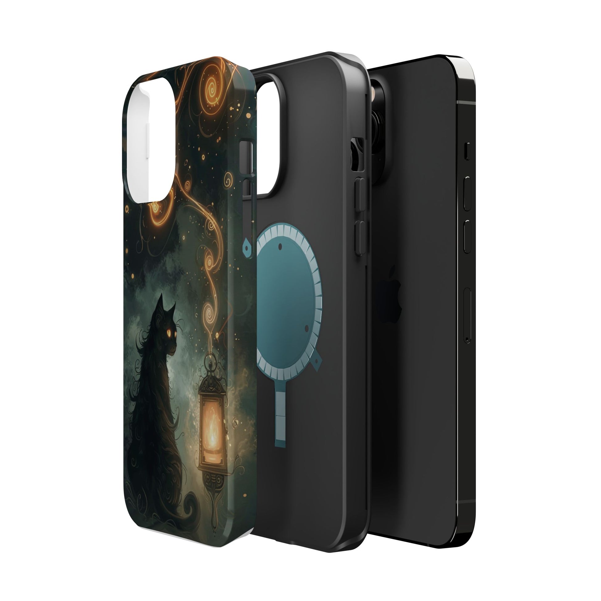 Magnetic Cat-Themed Phone Cases, Impact-Resistant Design, Unique Gift for Cat Lovers, Perfect for Birthdays, Special Occasions