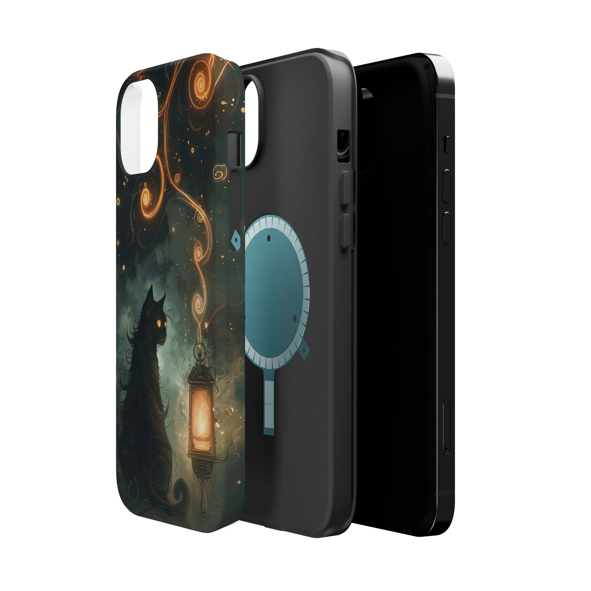 Magnetic Cat-Themed Phone Cases, Impact-Resistant Design, Unique Gift for Cat Lovers, Perfect for Birthdays, Special Occasions