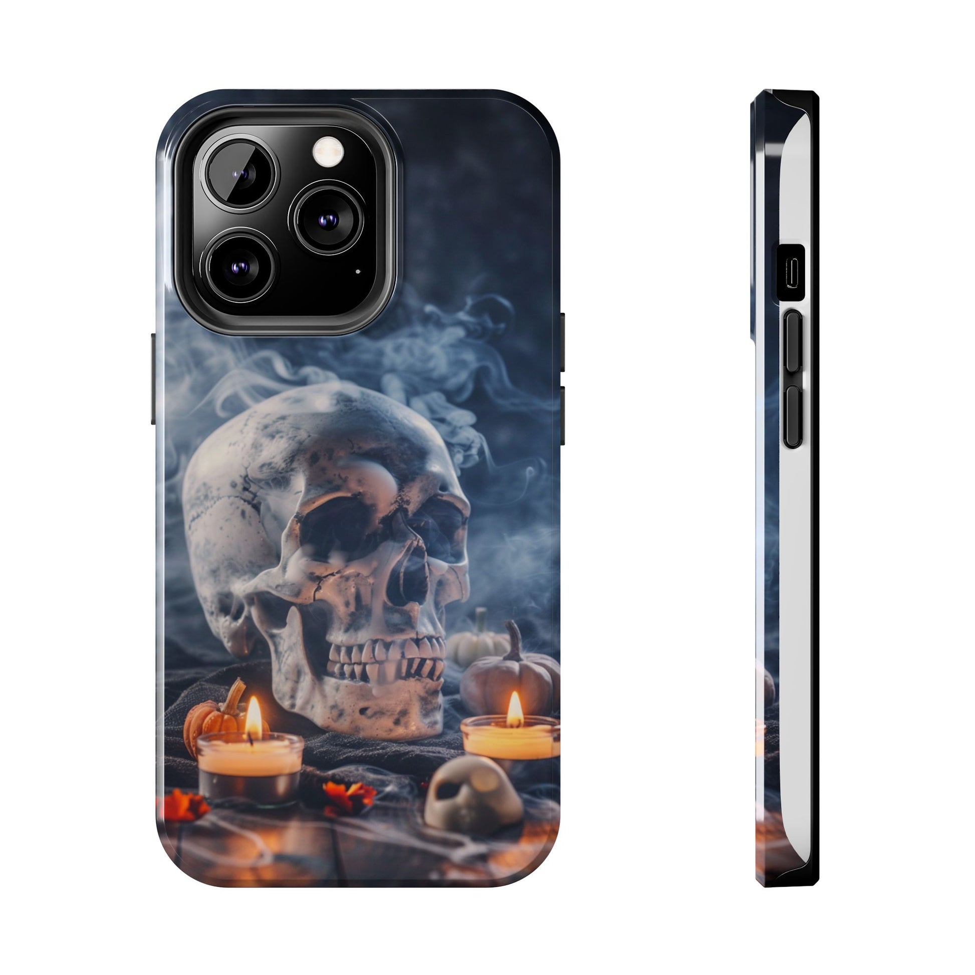 Gothic Skull Phone Case | Tough Phone Cases for Halloween, Gothic Decor, Unique Gifts, Spooky Vibes, Cell Phone Accessories