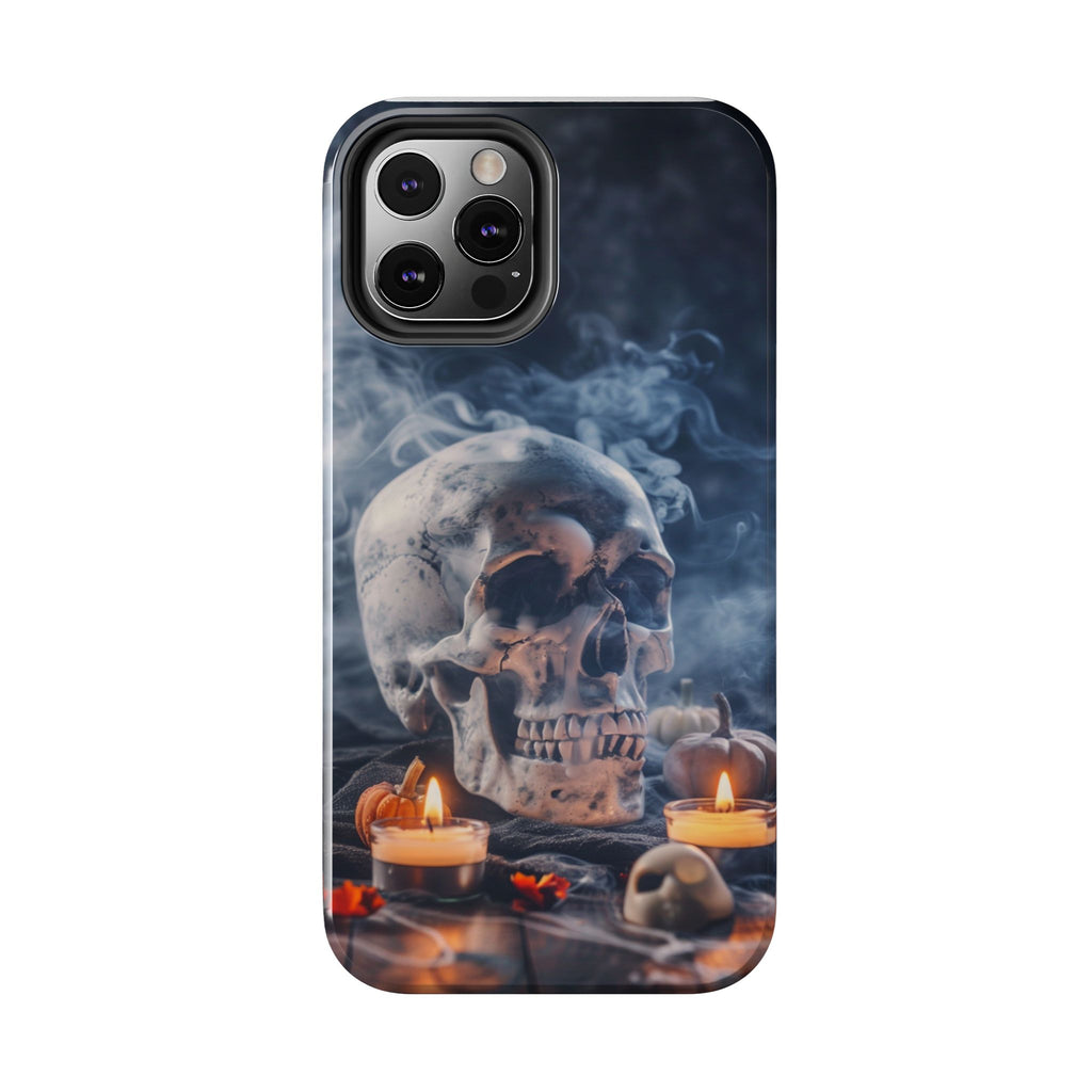 Gothic Skull Phone Case | Tough Phone Cases for Halloween, Gothic Decor, Unique Gifts, Spooky Vibes, Cell Phone Accessories