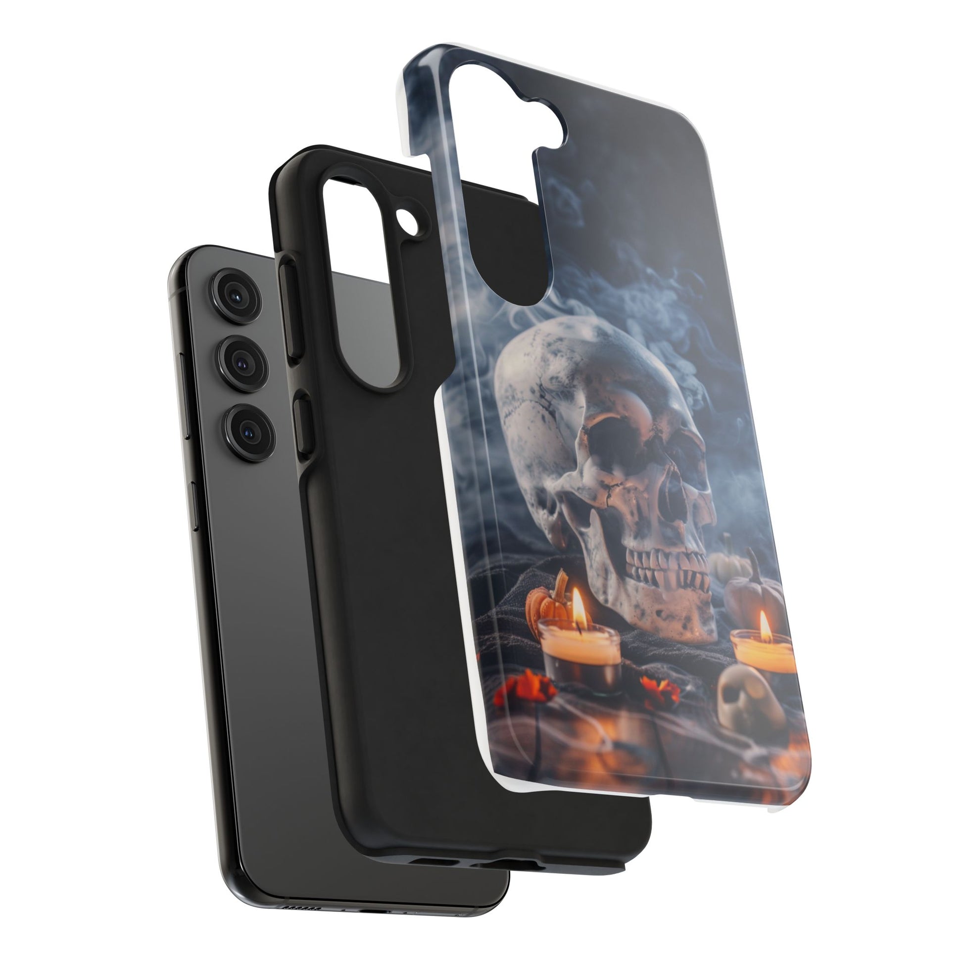 Gothic Skull Phone Case | Tough Phone Cases for Halloween, Gothic Decor, Unique Gifts, Spooky Vibes, Cell Phone Accessories