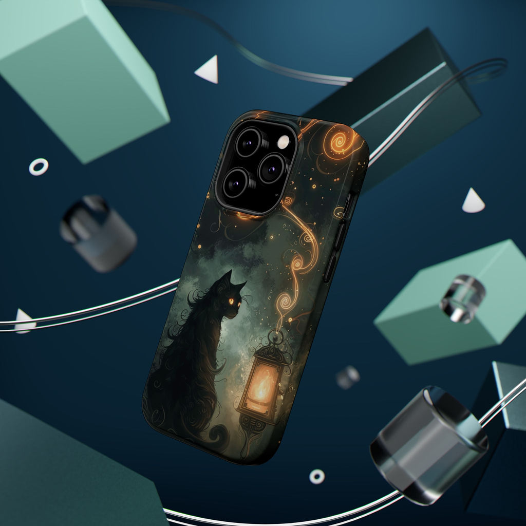 Magnetic Cat-Themed Phone Cases, Impact-Resistant Design, Unique Gift for Cat Lovers, Perfect for Birthdays, Special Occasions