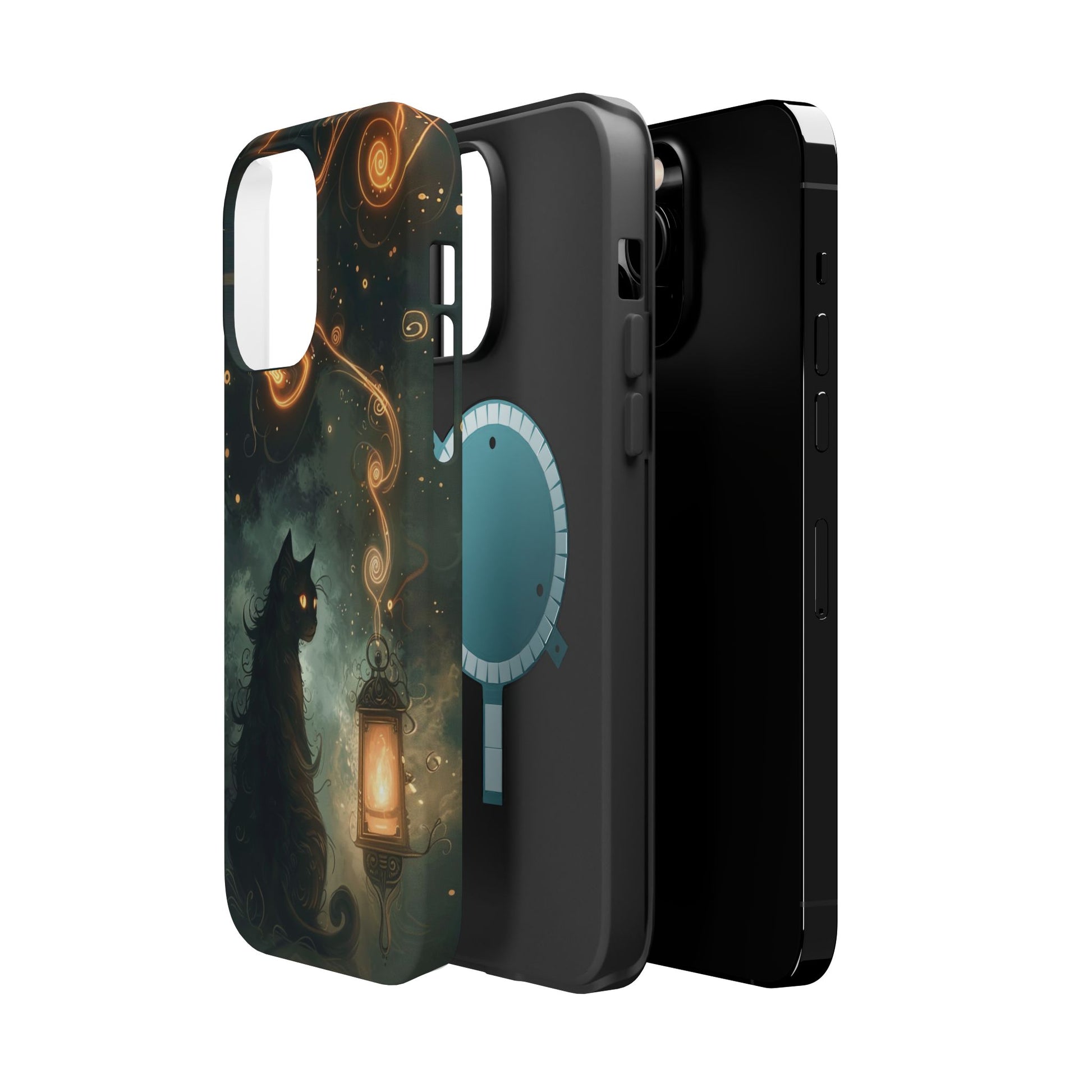 Magnetic Cat-Themed Phone Cases, Impact-Resistant Design, Unique Gift for Cat Lovers, Perfect for Birthdays, Special Occasions