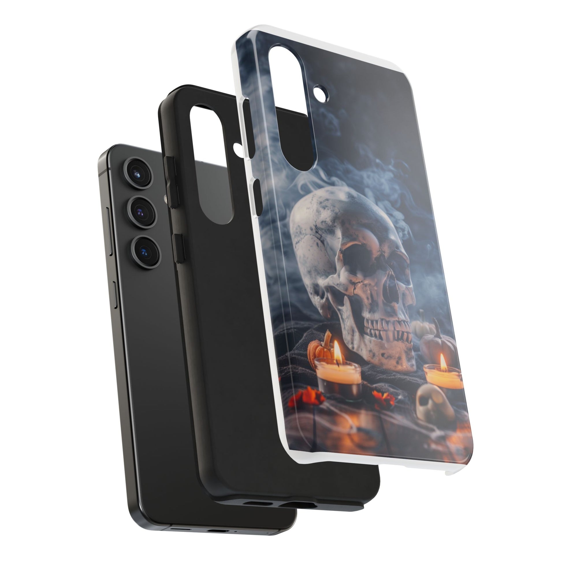 Gothic Skull Phone Case | Tough Phone Cases for Halloween, Gothic Decor, Unique Gifts, Spooky Vibes, Cell Phone Accessories
