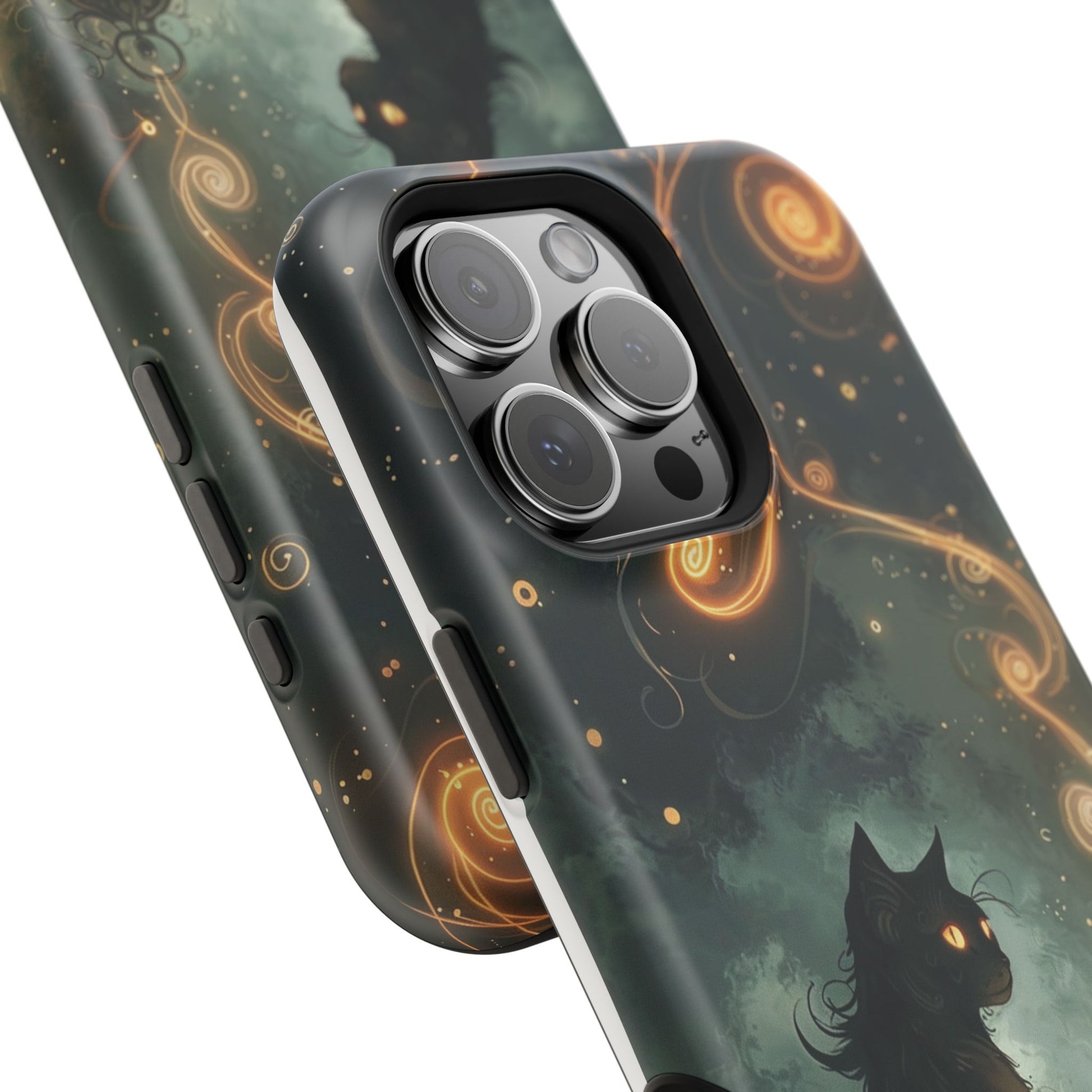 Magnetic Cat-Themed Phone Cases, Impact-Resistant Design, Unique Gift for Cat Lovers, Perfect for Birthdays, Special Occasions