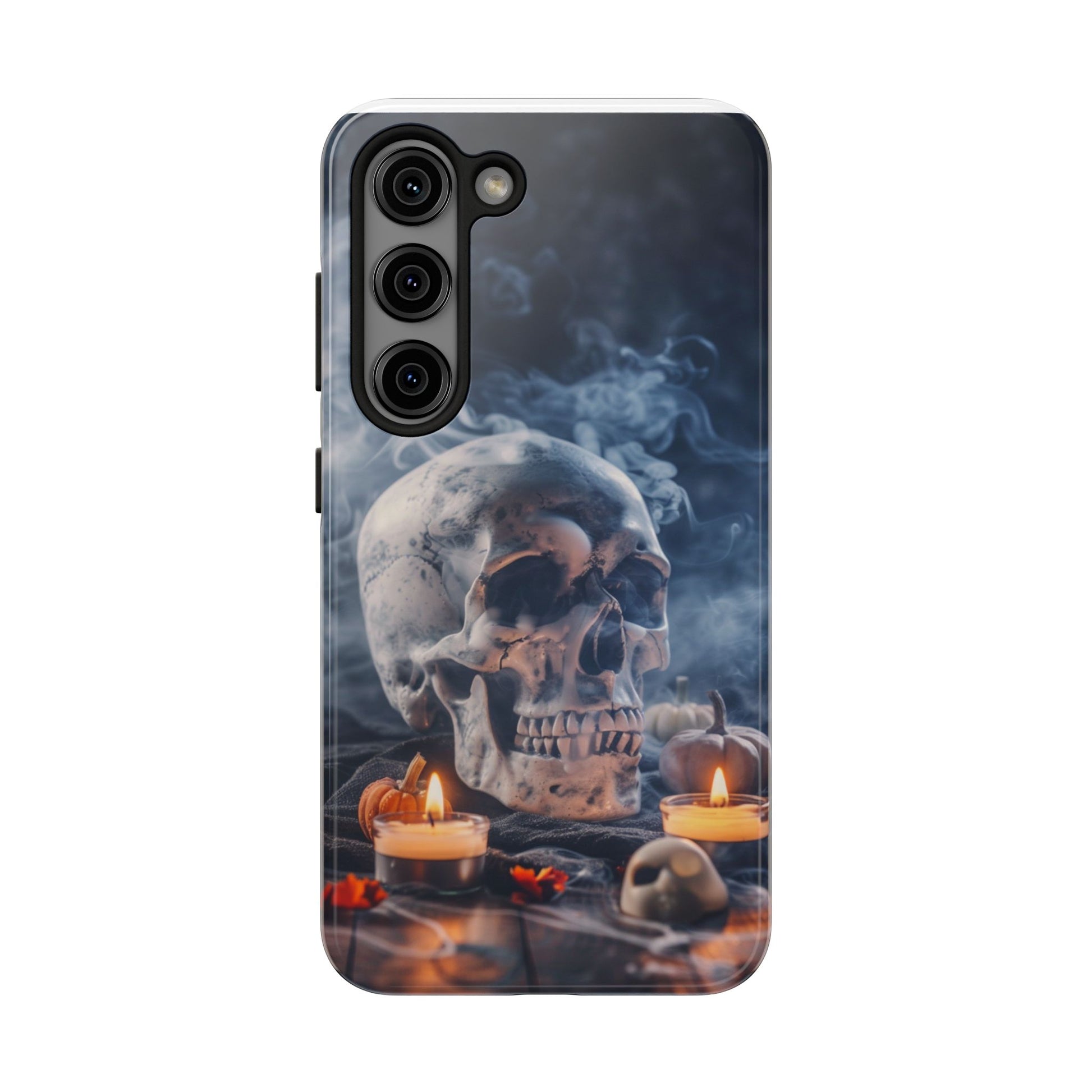 Gothic Skull Phone Case | Tough Phone Cases for Halloween, Gothic Decor, Unique Gifts, Spooky Vibes, Cell Phone Accessories