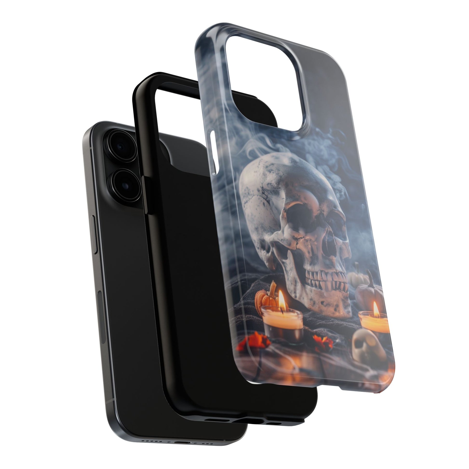 Gothic Skull Phone Case | Tough Phone Cases for Halloween, Gothic Decor, Unique Gifts, Spooky Vibes, Cell Phone Accessories