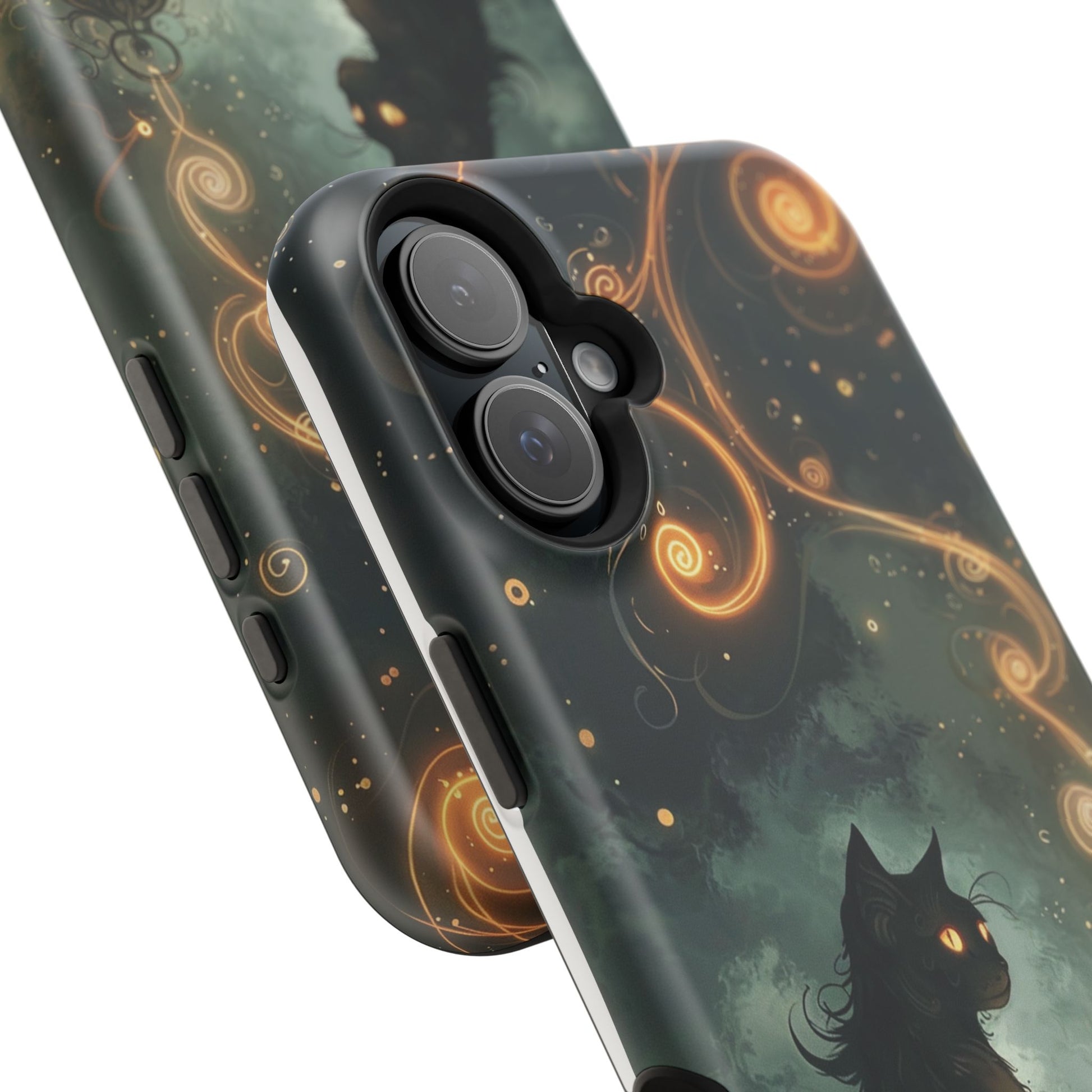 Magnetic Cat-Themed Phone Cases, Impact-Resistant Design, Unique Gift for Cat Lovers, Perfect for Birthdays, Special Occasions