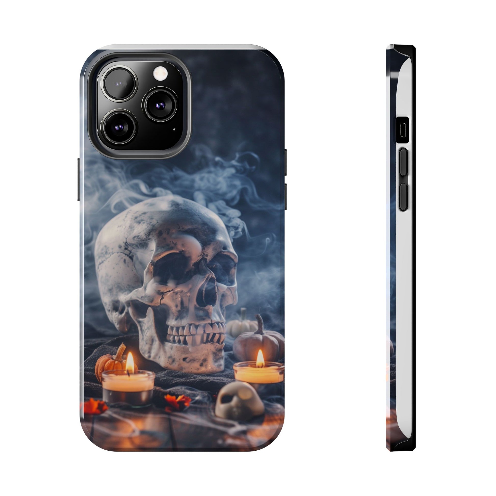 Gothic Skull Phone Case | Tough Phone Cases for Halloween, Gothic Decor, Unique Gifts, Spooky Vibes, Cell Phone Accessories