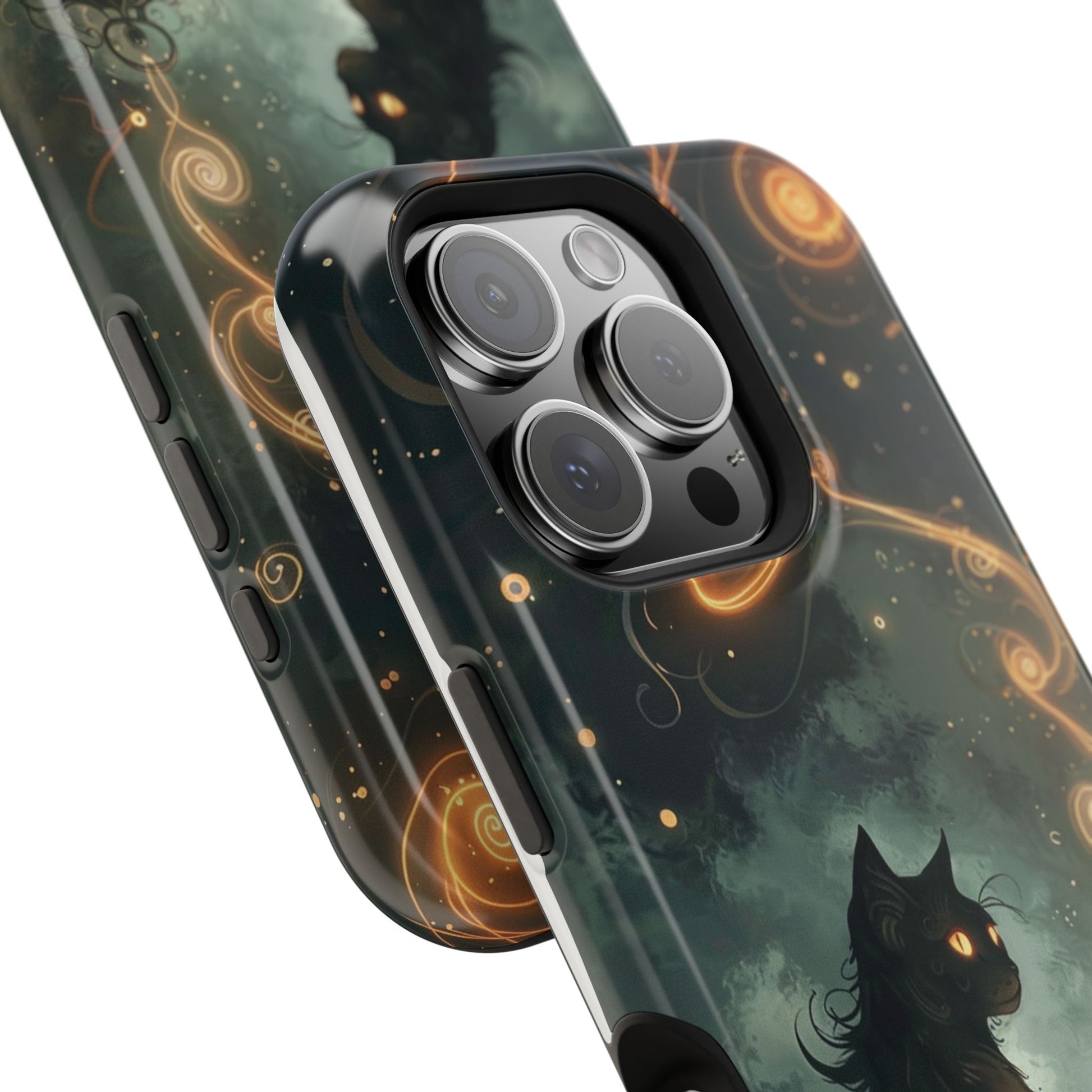 Magnetic Cat-Themed Phone Cases, Impact-Resistant Design, Unique Gift for Cat Lovers, Perfect for Birthdays, Special Occasions