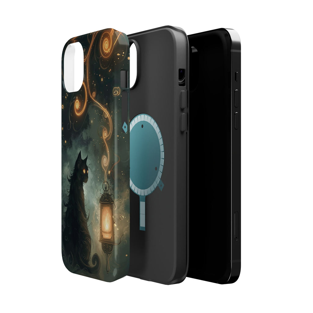 Magnetic Cat-Themed Phone Cases, Impact-Resistant Design, Unique Gift for Cat Lovers, Perfect for Birthdays, Special Occasions