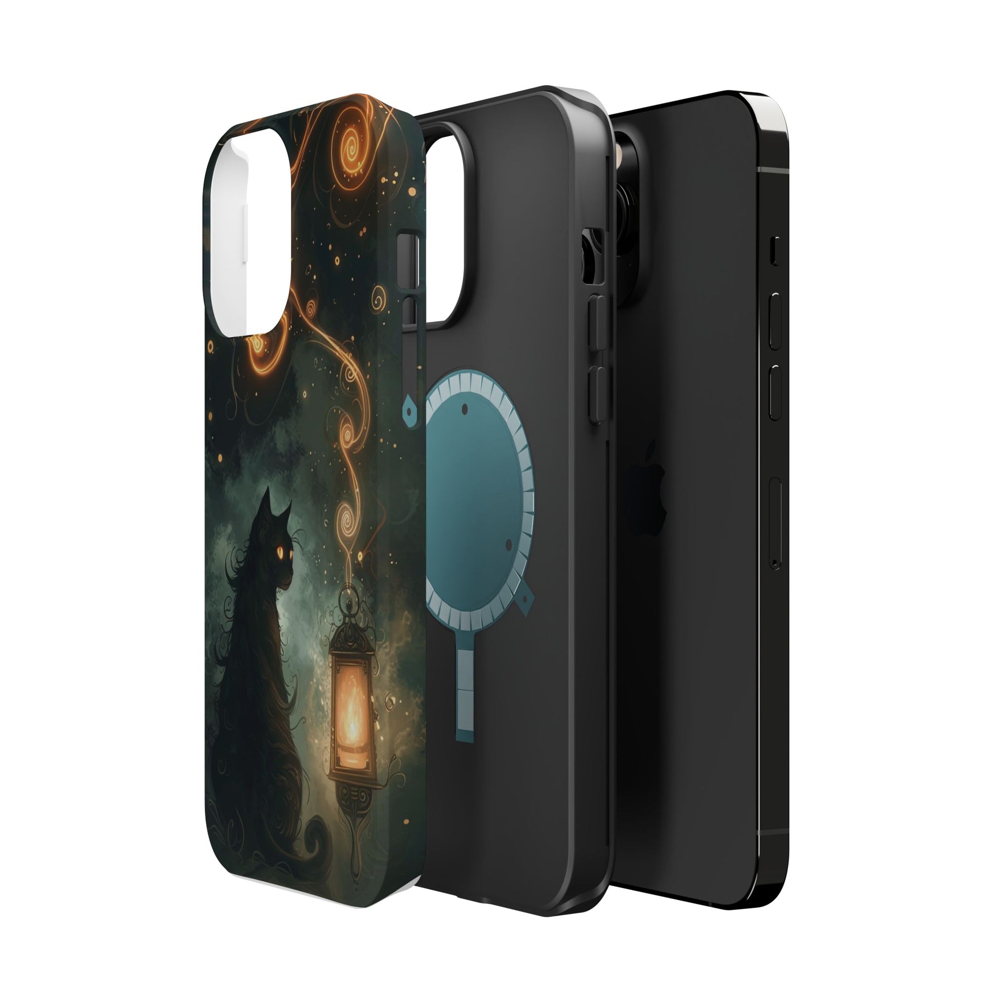 Magnetic Cat-Themed Phone Cases, Impact-Resistant Design, Unique Gift for Cat Lovers, Perfect for Birthdays, Special Occasions
