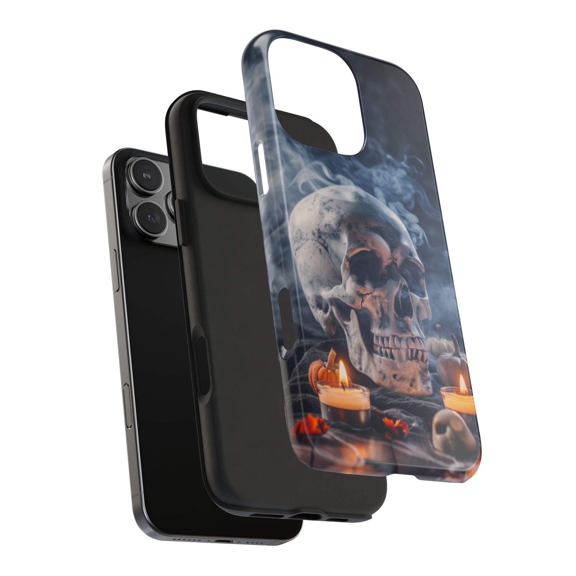 Gothic Skull Phone Case | Tough Phone Cases for Halloween, Gothic Decor, Unique Gifts, Spooky Vibes, Cell Phone Accessories