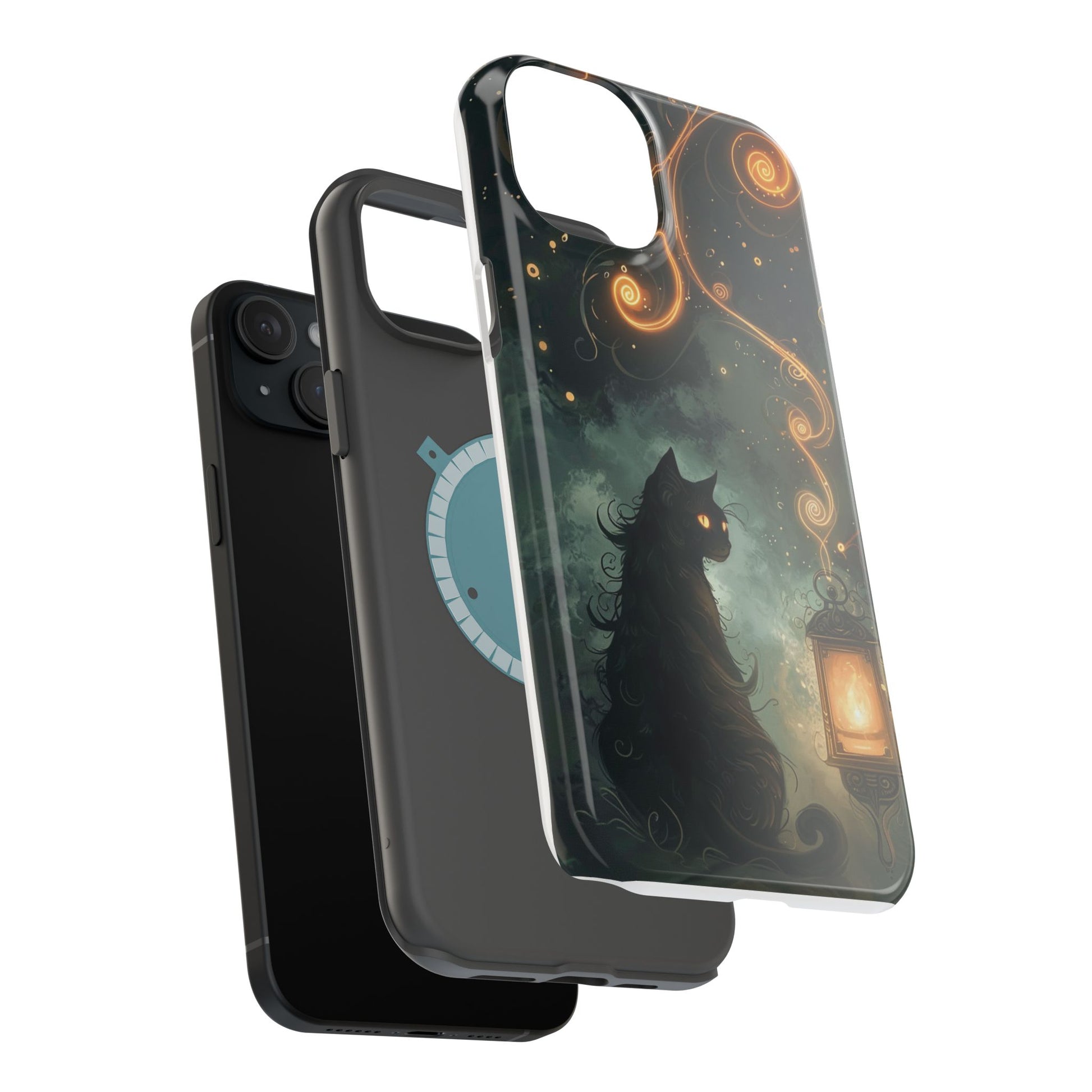 Magnetic Cat-Themed Phone Cases, Impact-Resistant Design, Unique Gift for Cat Lovers, Perfect for Birthdays, Special Occasions