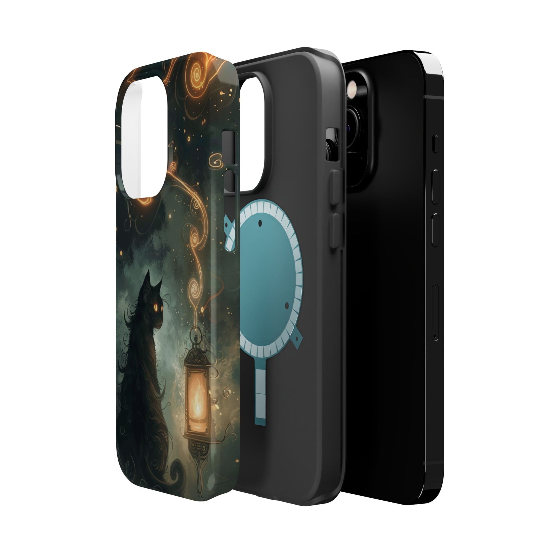 Magnetic Cat-Themed Phone Cases, Impact-Resistant Design, Unique Gift for Cat Lovers, Perfect for Birthdays, Special Occasions
