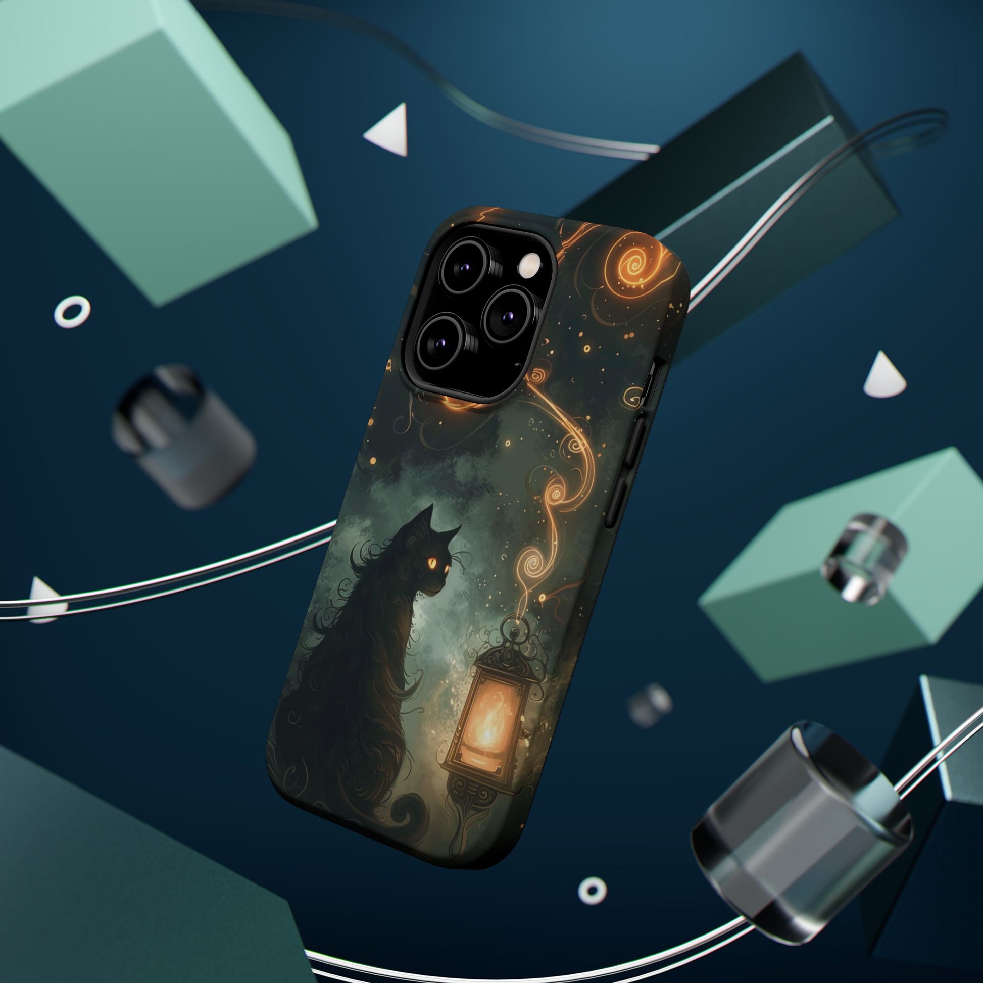 Magnetic Cat-Themed Phone Cases, Impact-Resistant Design, Unique Gift for Cat Lovers, Perfect for Birthdays, Special Occasions