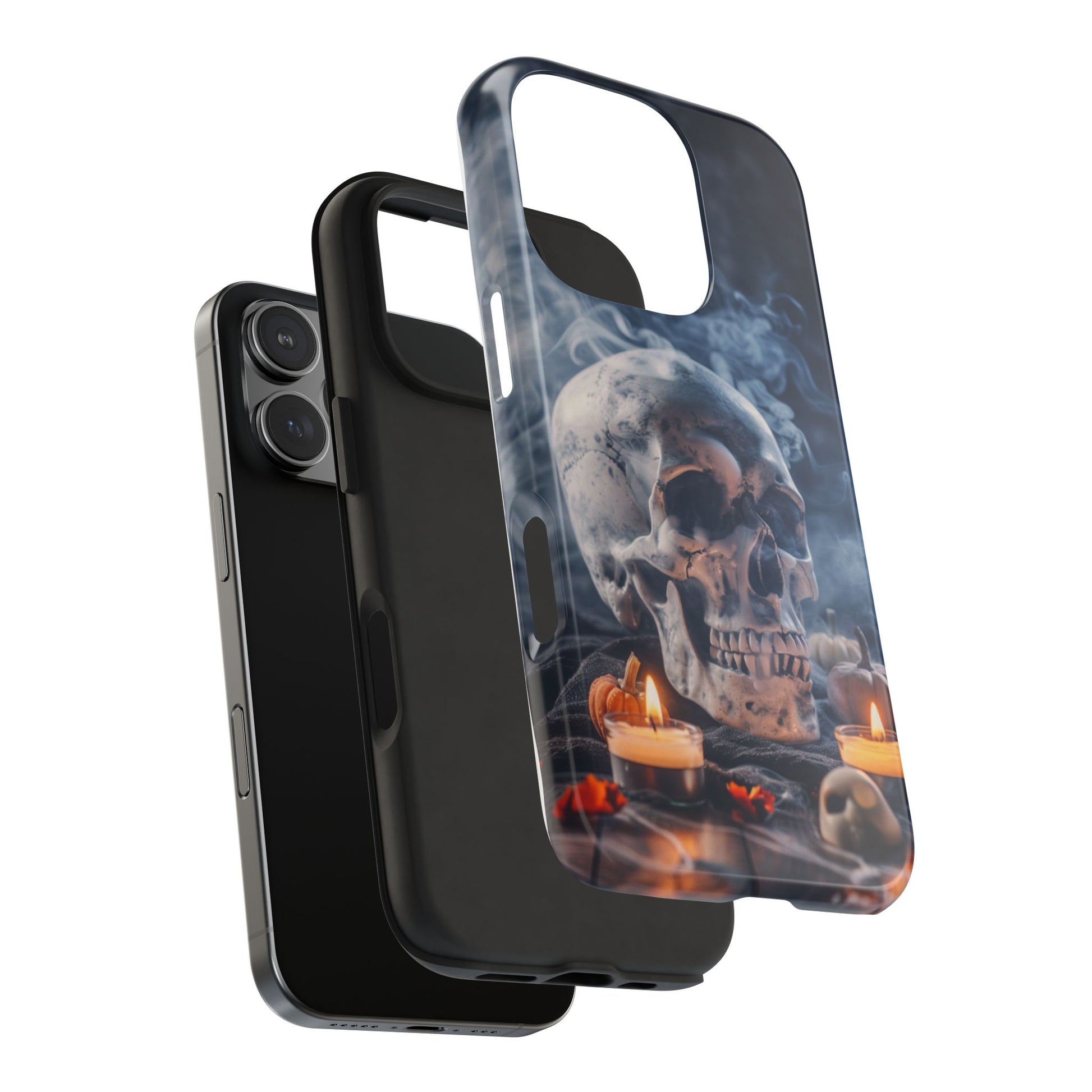 Gothic Skull Phone Case | Tough Phone Cases for Halloween, Gothic Decor, Unique Gifts, Spooky Vibes, Cell Phone Accessories