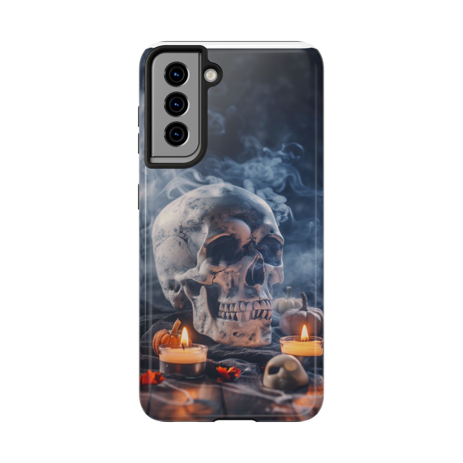Gothic Skull Phone Case | Tough Phone Cases for Halloween, Gothic Decor, Unique Gifts, Spooky Vibes, Cell Phone Accessories