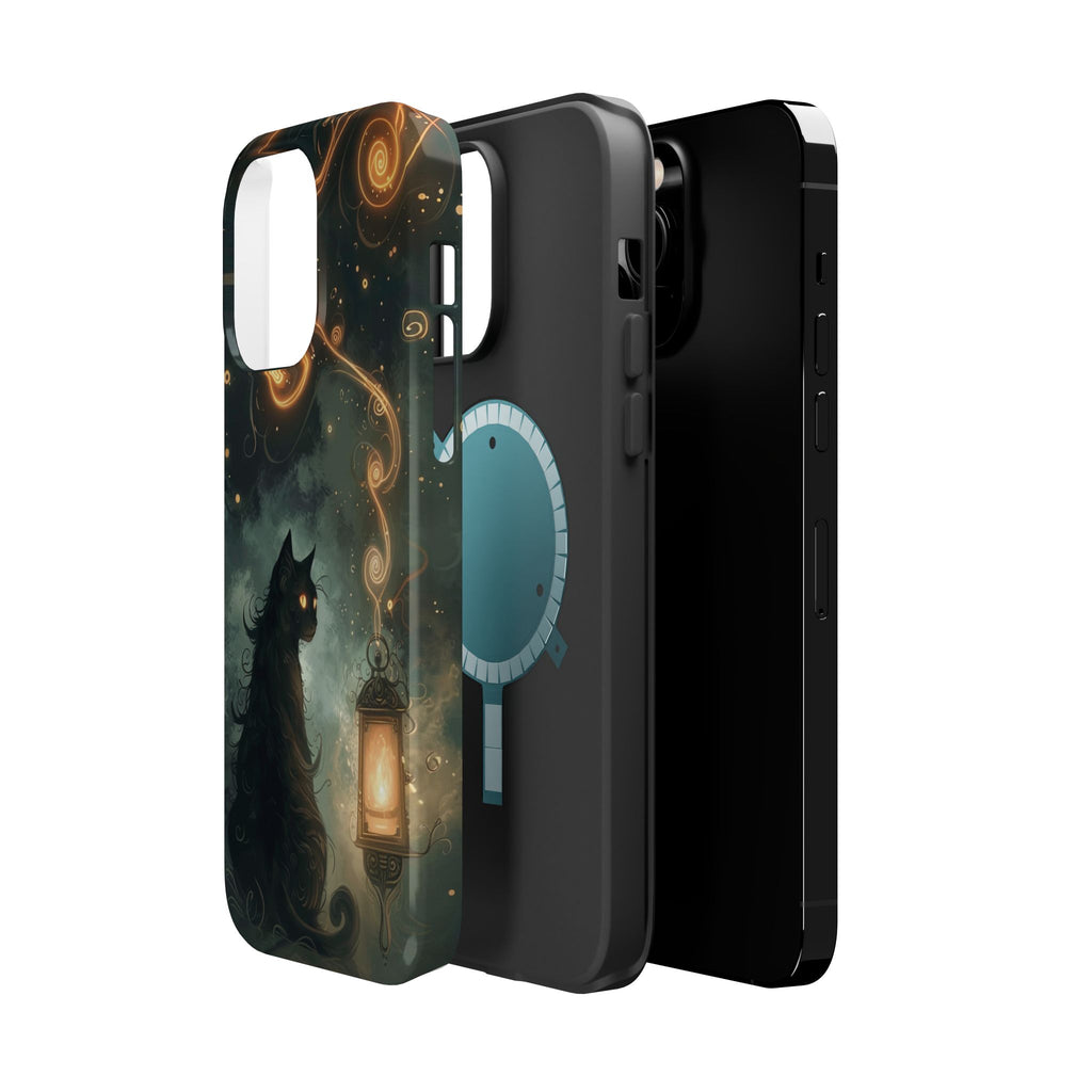 Magnetic Cat-Themed Phone Cases, Impact-Resistant Design, Unique Gift for Cat Lovers, Perfect for Birthdays, Special Occasions
