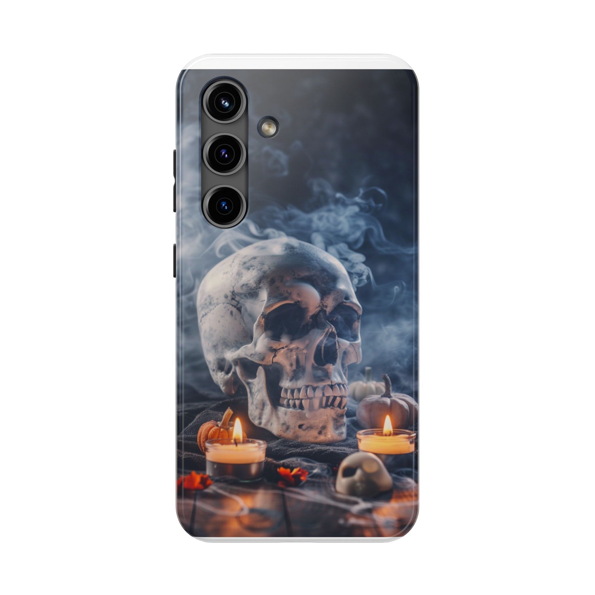 Gothic Skull Phone Case | Tough Phone Cases for Halloween, Gothic Decor, Unique Gifts, Spooky Vibes, Cell Phone Accessories