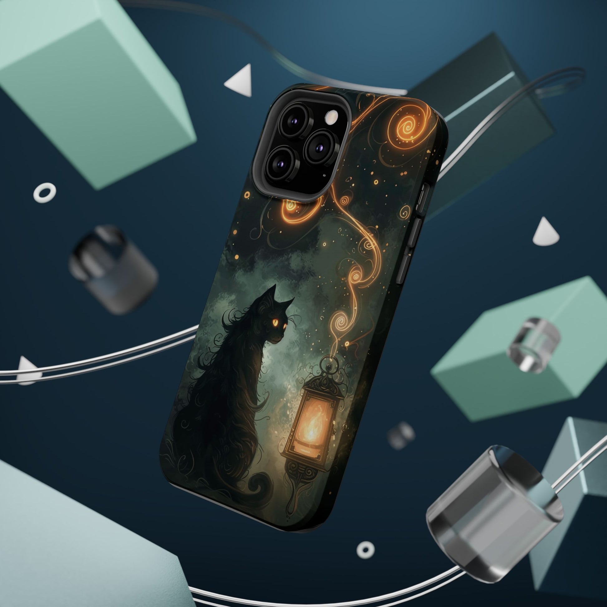 Magnetic Cat-Themed Phone Cases, Impact-Resistant Design, Unique Gift for Cat Lovers, Perfect for Birthdays, Special Occasions