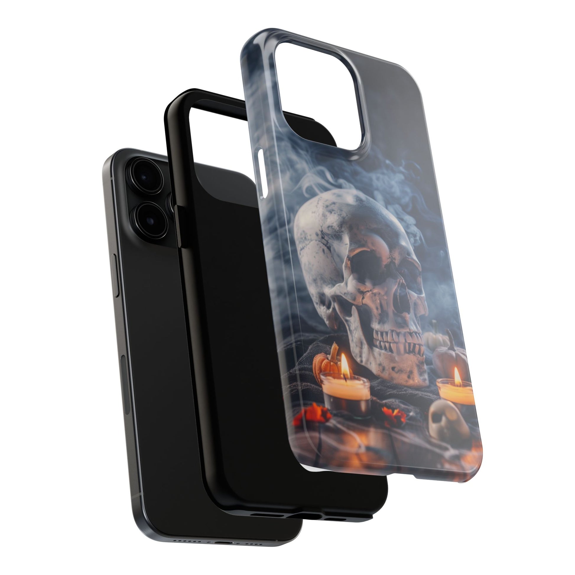 Gothic Skull Phone Case | Tough Phone Cases for Halloween, Gothic Decor, Unique Gifts, Spooky Vibes, Cell Phone Accessories