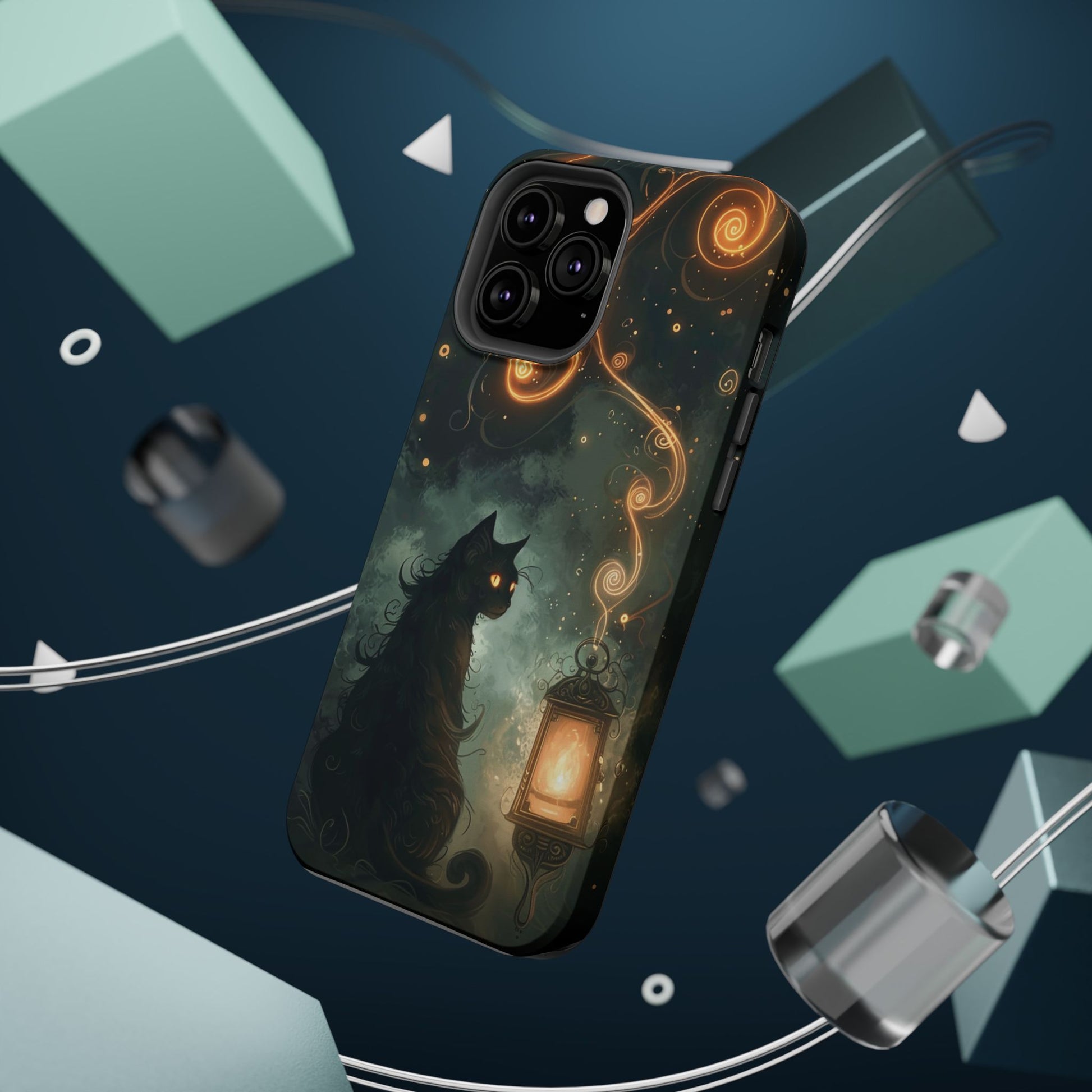 Magnetic Cat-Themed Phone Cases, Impact-Resistant Design, Unique Gift for Cat Lovers, Perfect for Birthdays, Special Occasions