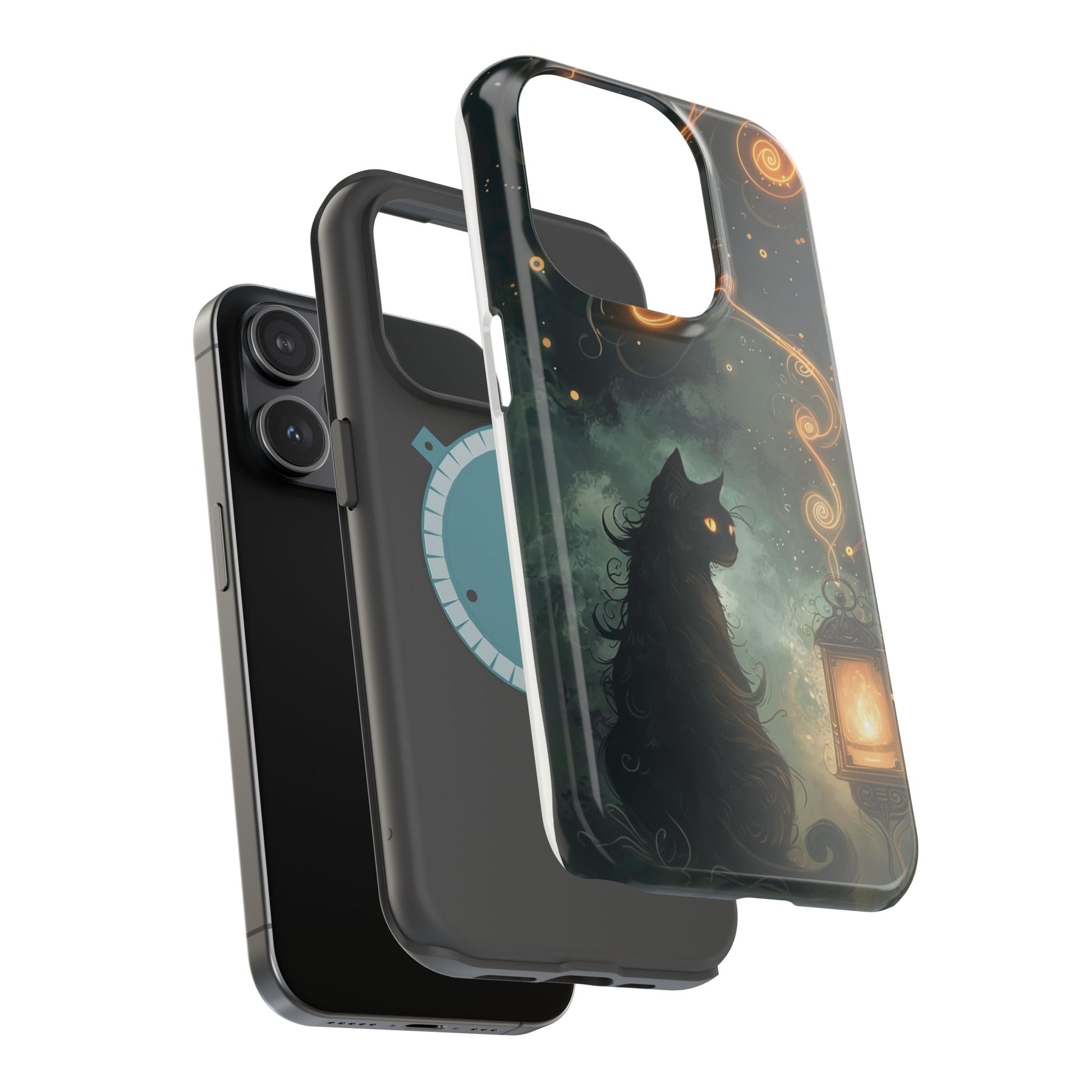 Magnetic Cat-Themed Phone Cases, Impact-Resistant Design, Unique Gift for Cat Lovers, Perfect for Birthdays, Special Occasions