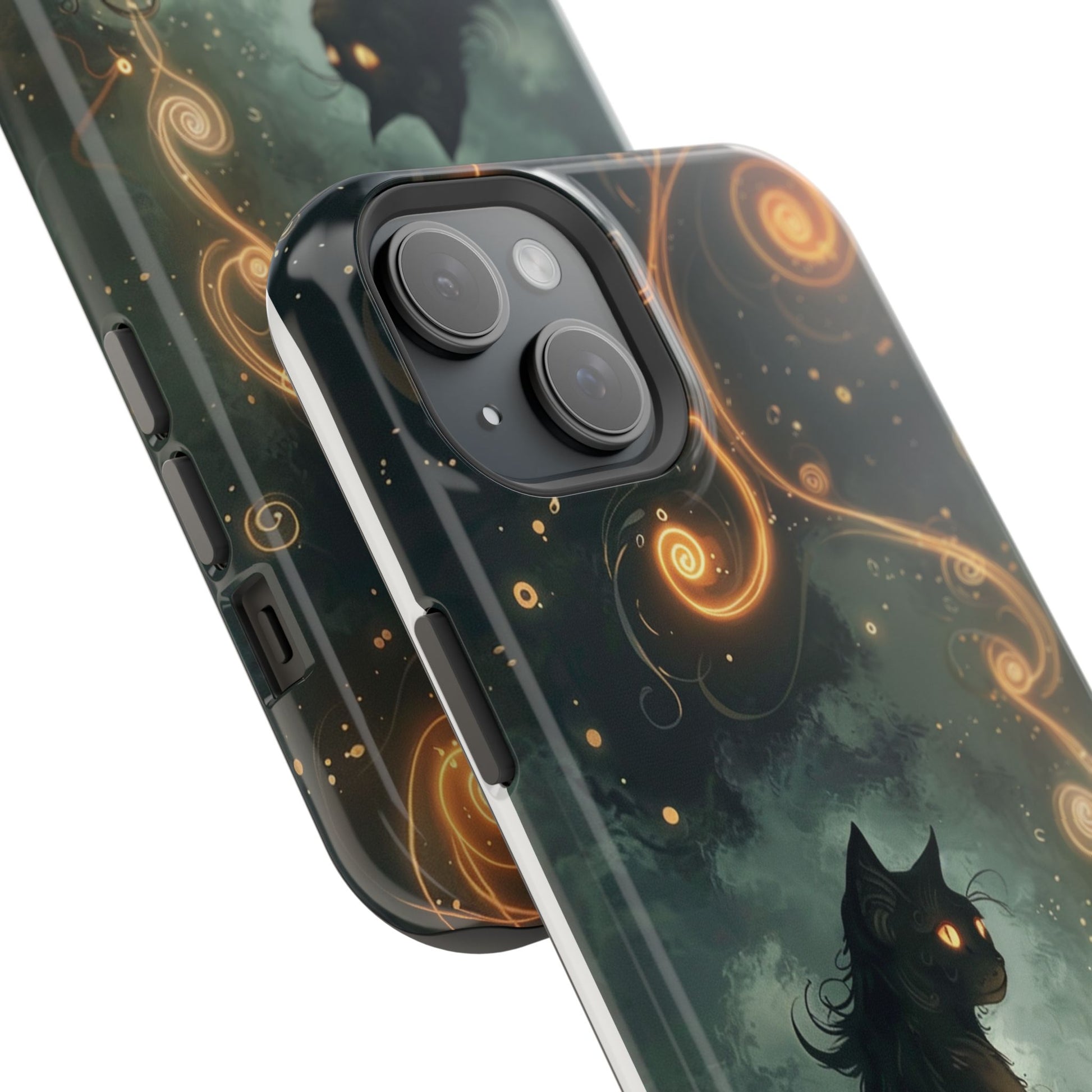 Magnetic Cat-Themed Phone Cases, Impact-Resistant Design, Unique Gift for Cat Lovers, Perfect for Birthdays, Special Occasions