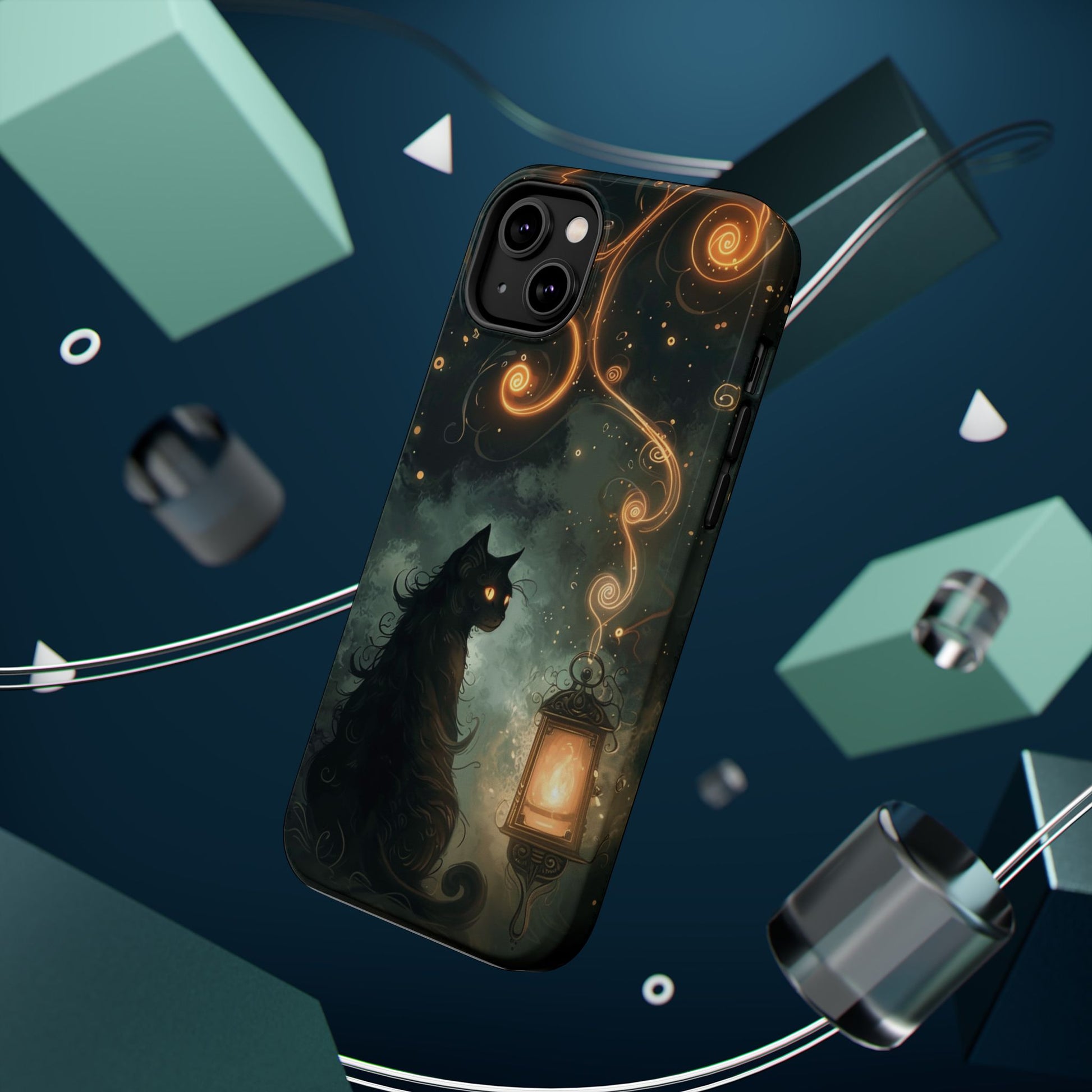 Magnetic Cat-Themed Phone Cases, Impact-Resistant Design, Unique Gift for Cat Lovers, Perfect for Birthdays, Special Occasions