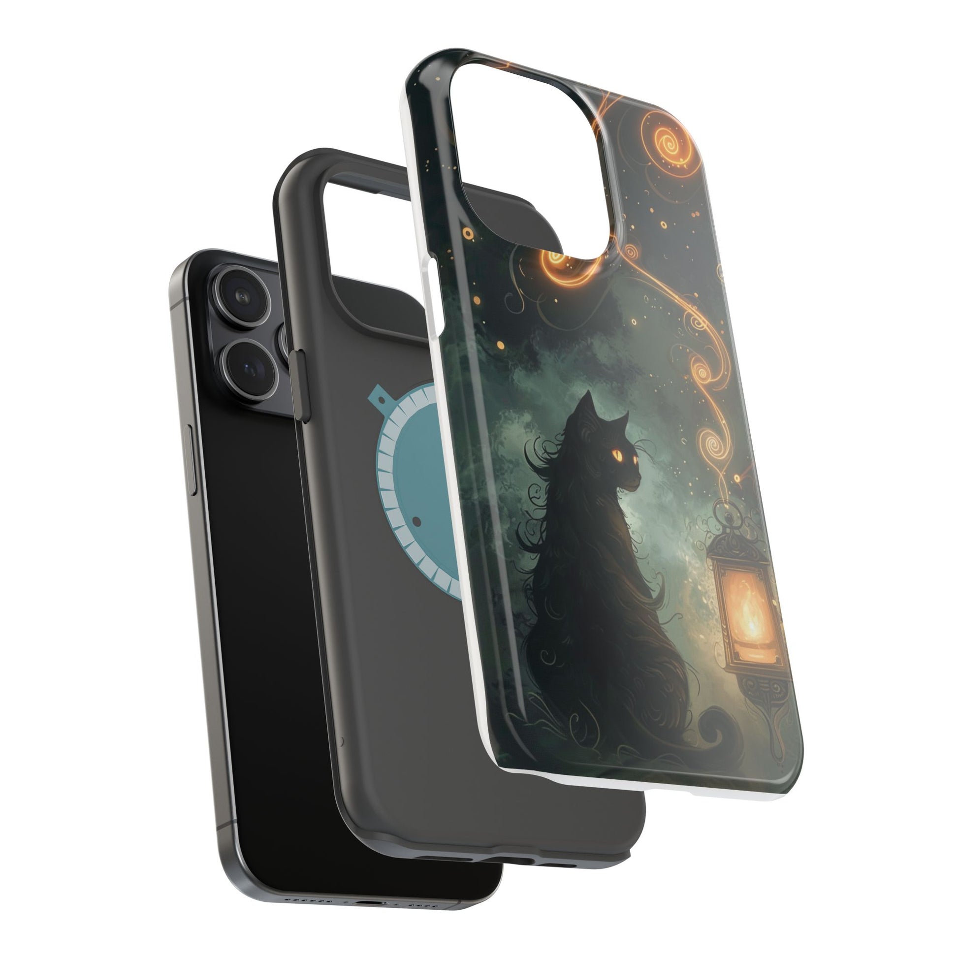 Magnetic Cat-Themed Phone Cases, Impact-Resistant Design, Unique Gift for Cat Lovers, Perfect for Birthdays, Special Occasions