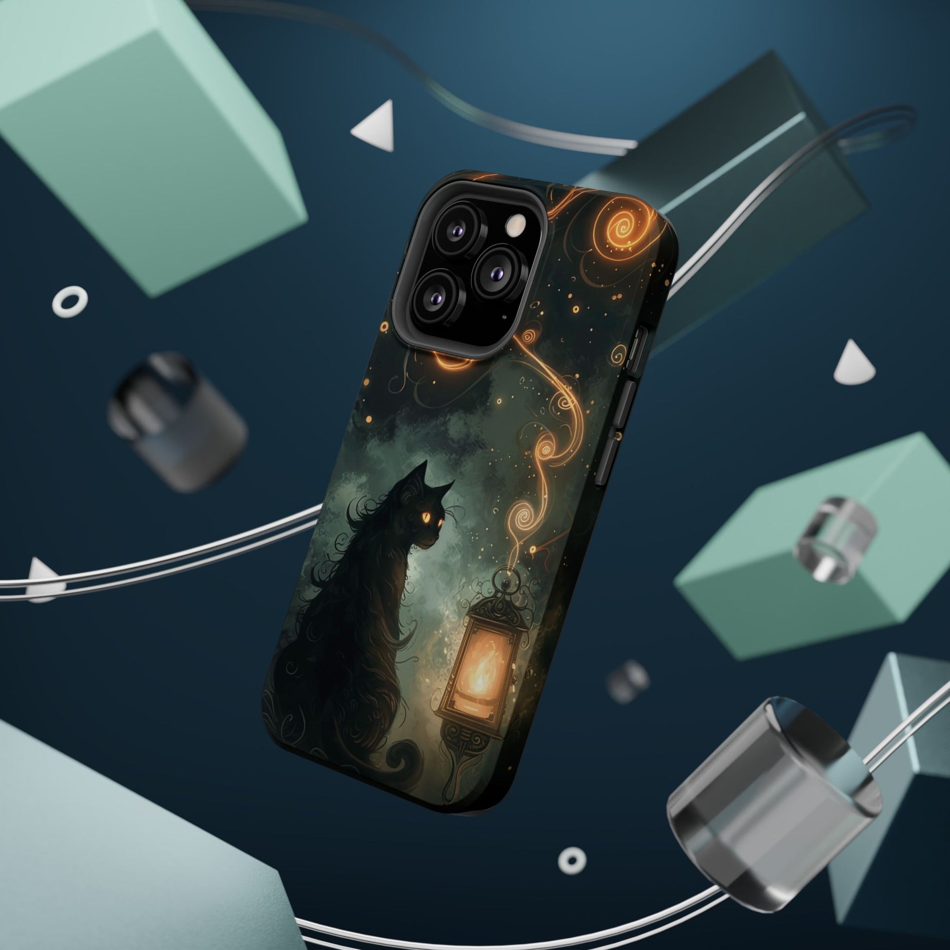 Magnetic Cat-Themed Phone Cases, Impact-Resistant Design, Unique Gift for Cat Lovers, Perfect for Birthdays, Special Occasions