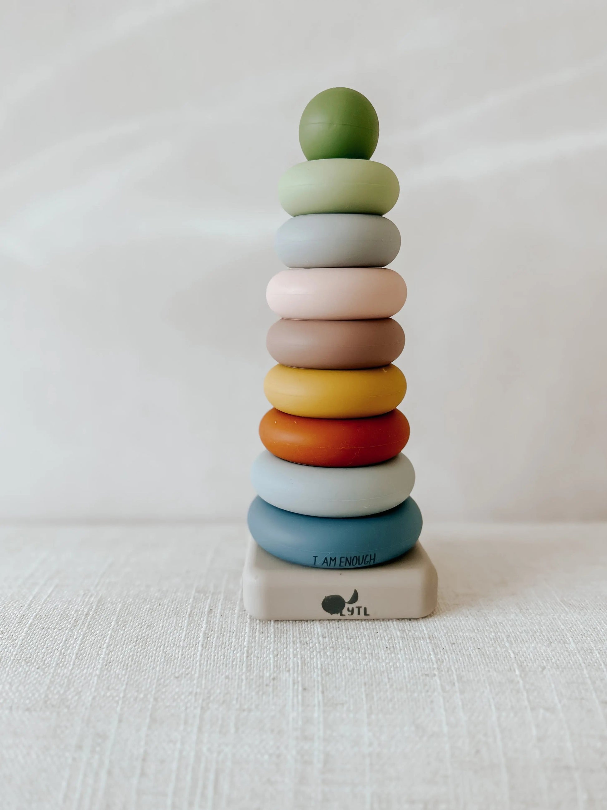 Ring Stacking Toy + Silicone + Sensory Play + Sorting & Montessori | LYTL®️