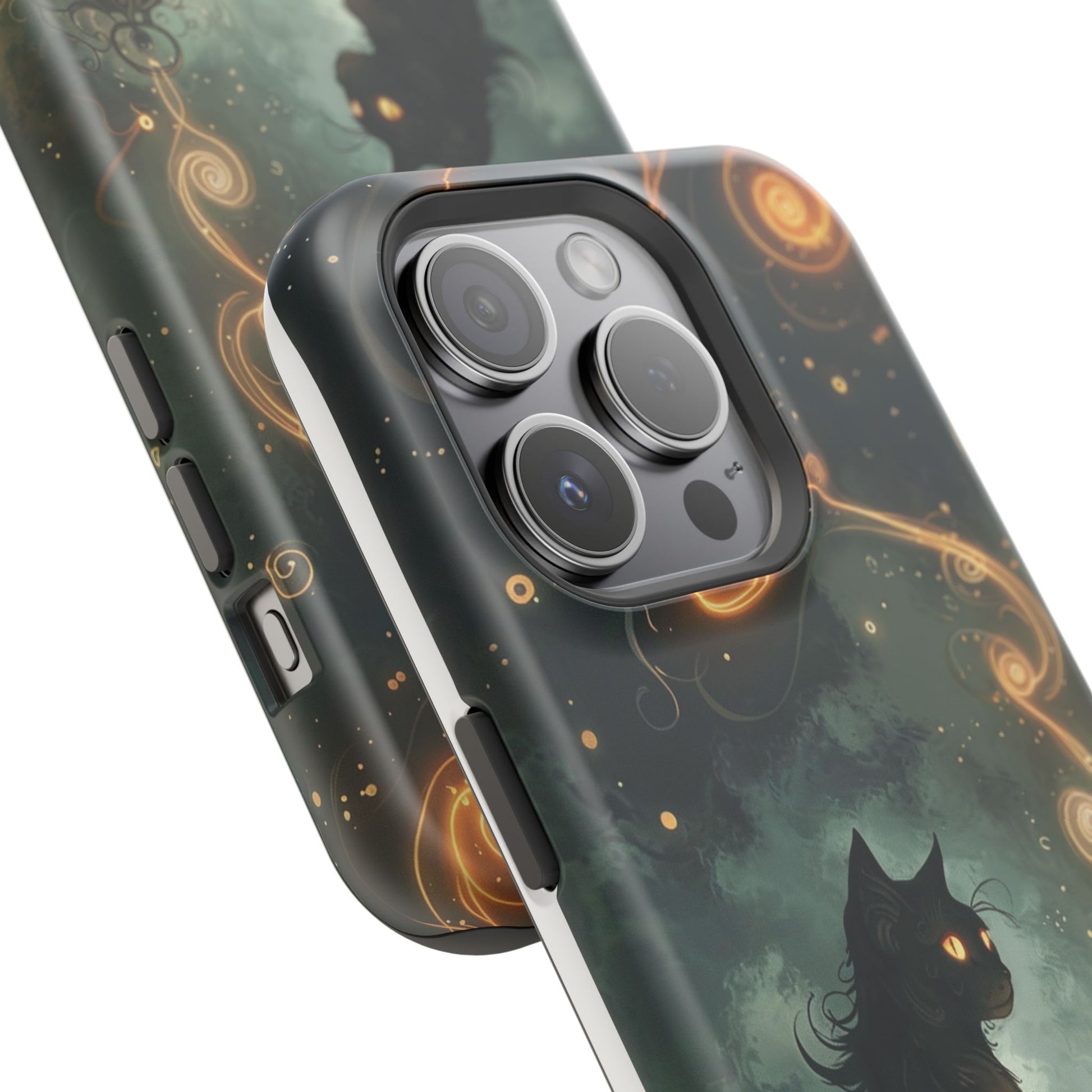 Magnetic Cat-Themed Phone Cases, Impact-Resistant Design, Unique Gift for Cat Lovers, Perfect for Birthdays, Special Occasions