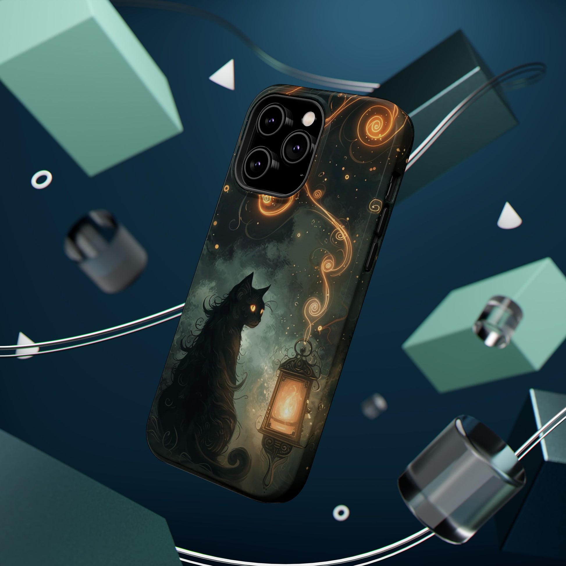 Magnetic Cat-Themed Phone Cases, Impact-Resistant Design, Unique Gift for Cat Lovers, Perfect for Birthdays, Special Occasions