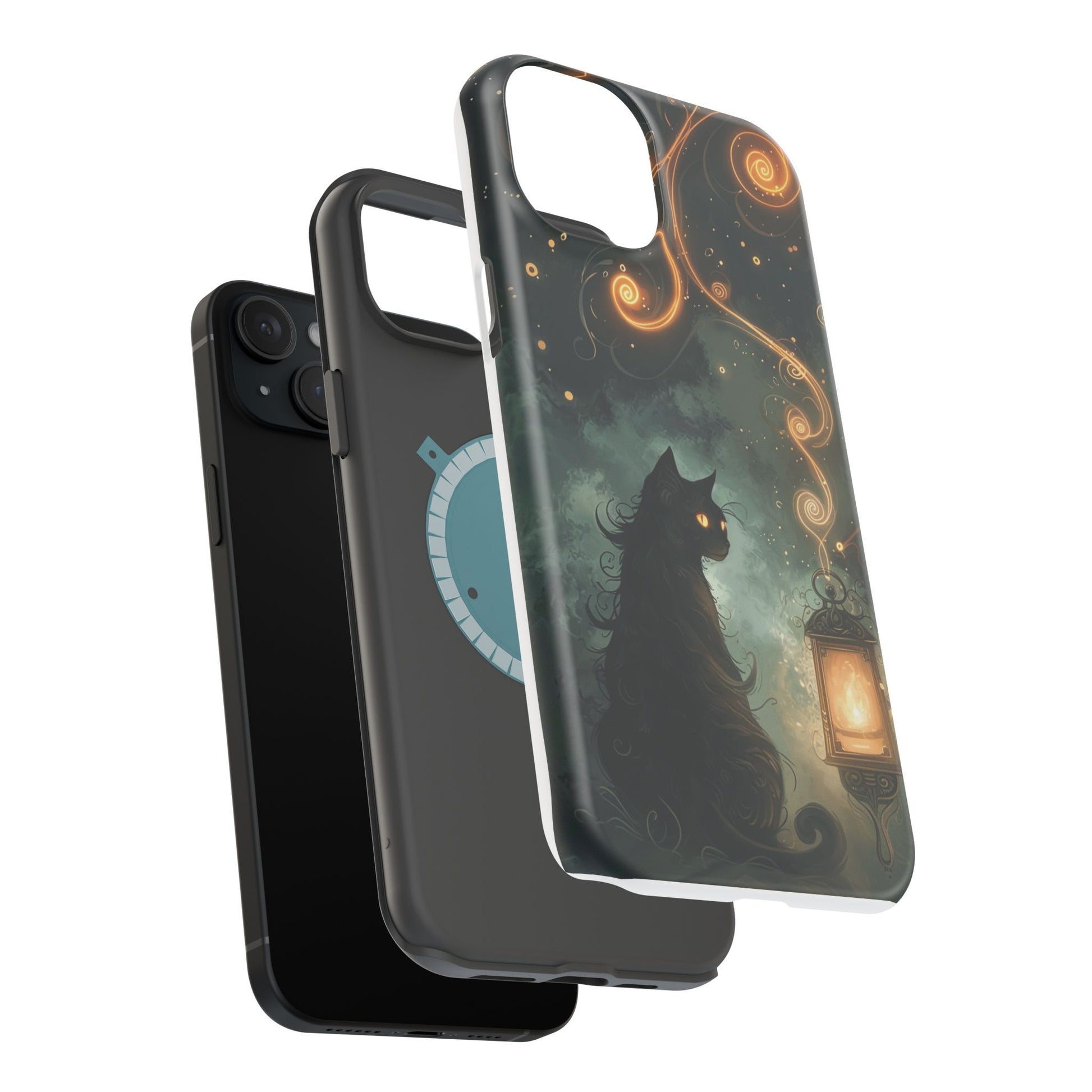 Magnetic Cat-Themed Phone Cases, Impact-Resistant Design, Unique Gift for Cat Lovers, Perfect for Birthdays, Special Occasions