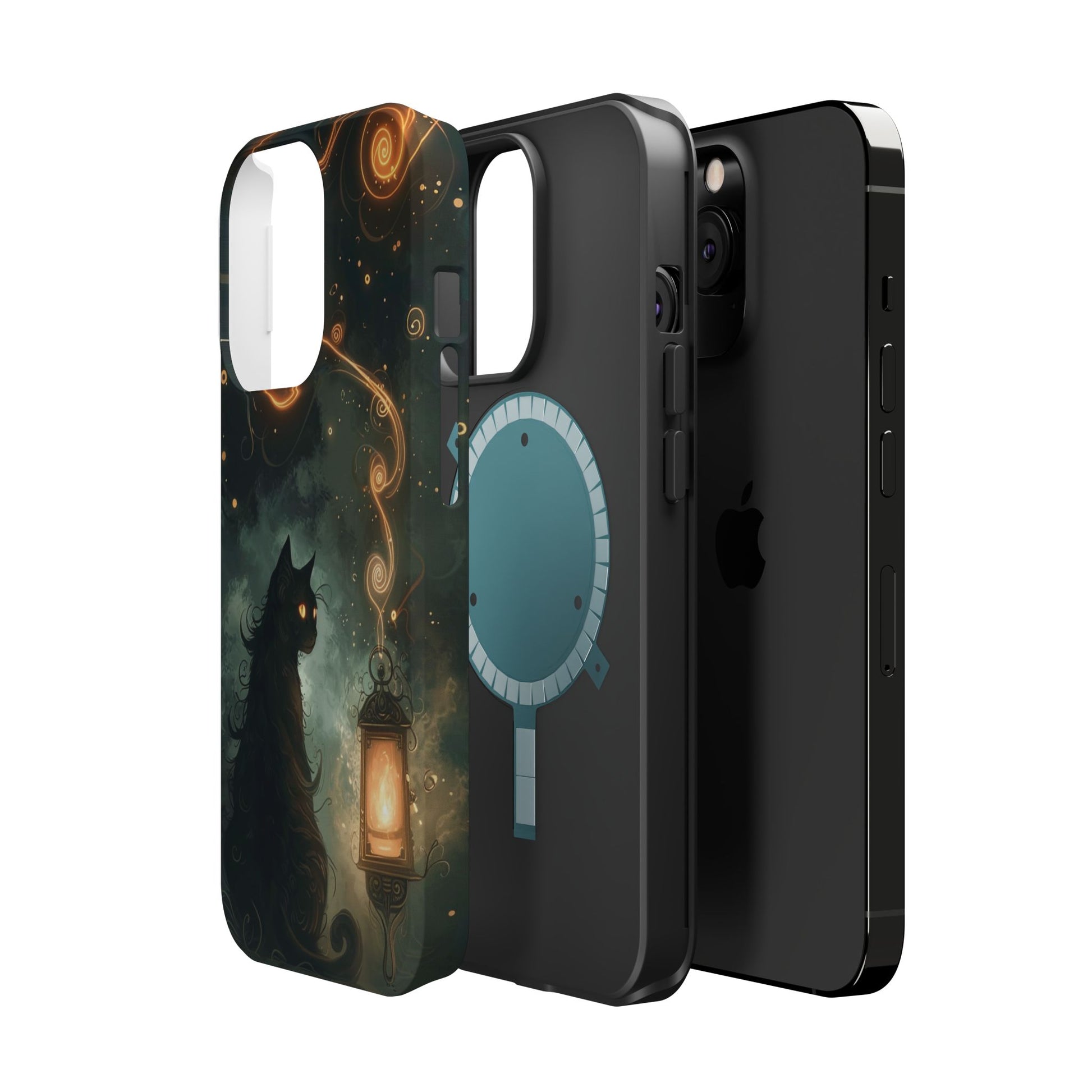 Magnetic Cat-Themed Phone Cases, Impact-Resistant Design, Unique Gift for Cat Lovers, Perfect for Birthdays, Special Occasions