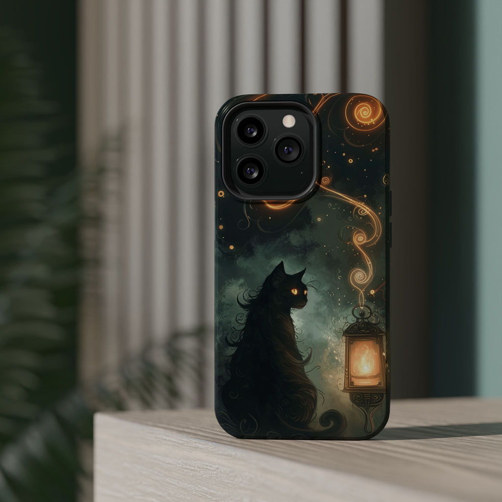 Magnetic Cat-Themed Phone Cases, Impact-Resistant Design, Unique Gift for Cat Lovers, Perfect for Birthdays, Special Occasions