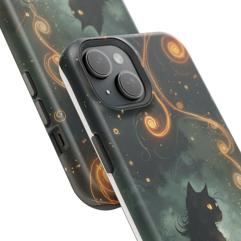 Magnetic Cat-Themed Phone Cases, Impact-Resistant Design, Unique Gift for Cat Lovers, Perfect for Birthdays, Special Occasions