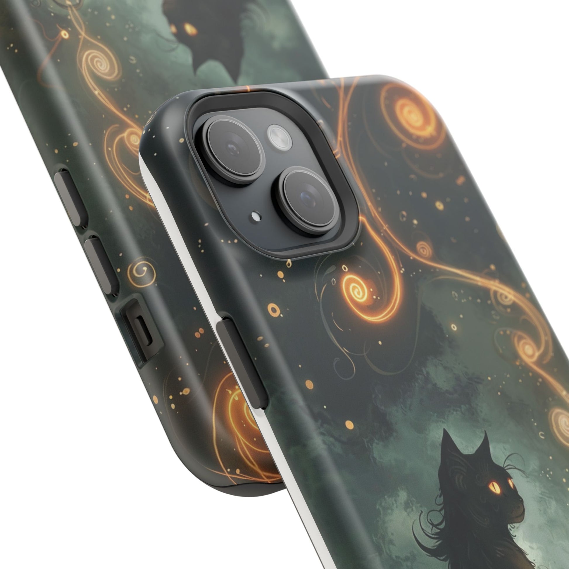 Magnetic Cat-Themed Phone Cases, Impact-Resistant Design, Unique Gift for Cat Lovers, Perfect for Birthdays, Special Occasions