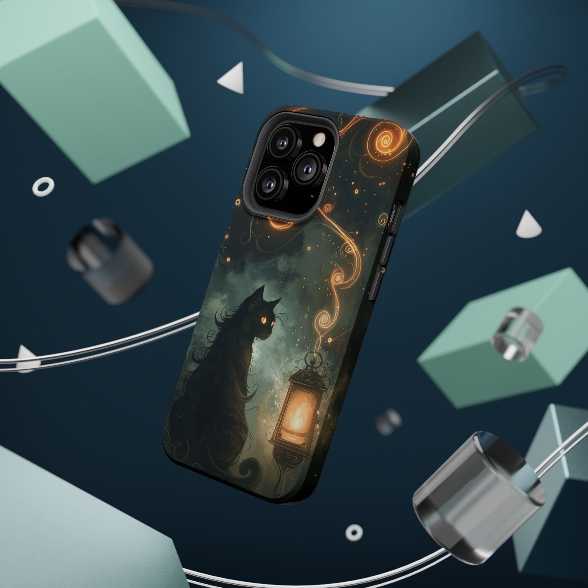 Magnetic Cat-Themed Phone Cases, Impact-Resistant Design, Unique Gift for Cat Lovers, Perfect for Birthdays, Special Occasions