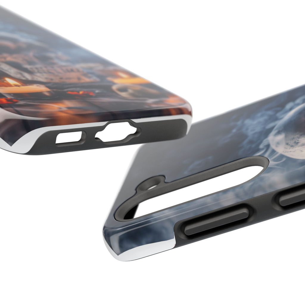 Gothic Skull Phone Case | Tough Phone Cases for Halloween, Gothic Decor, Unique Gifts, Spooky Vibes, Cell Phone Accessories