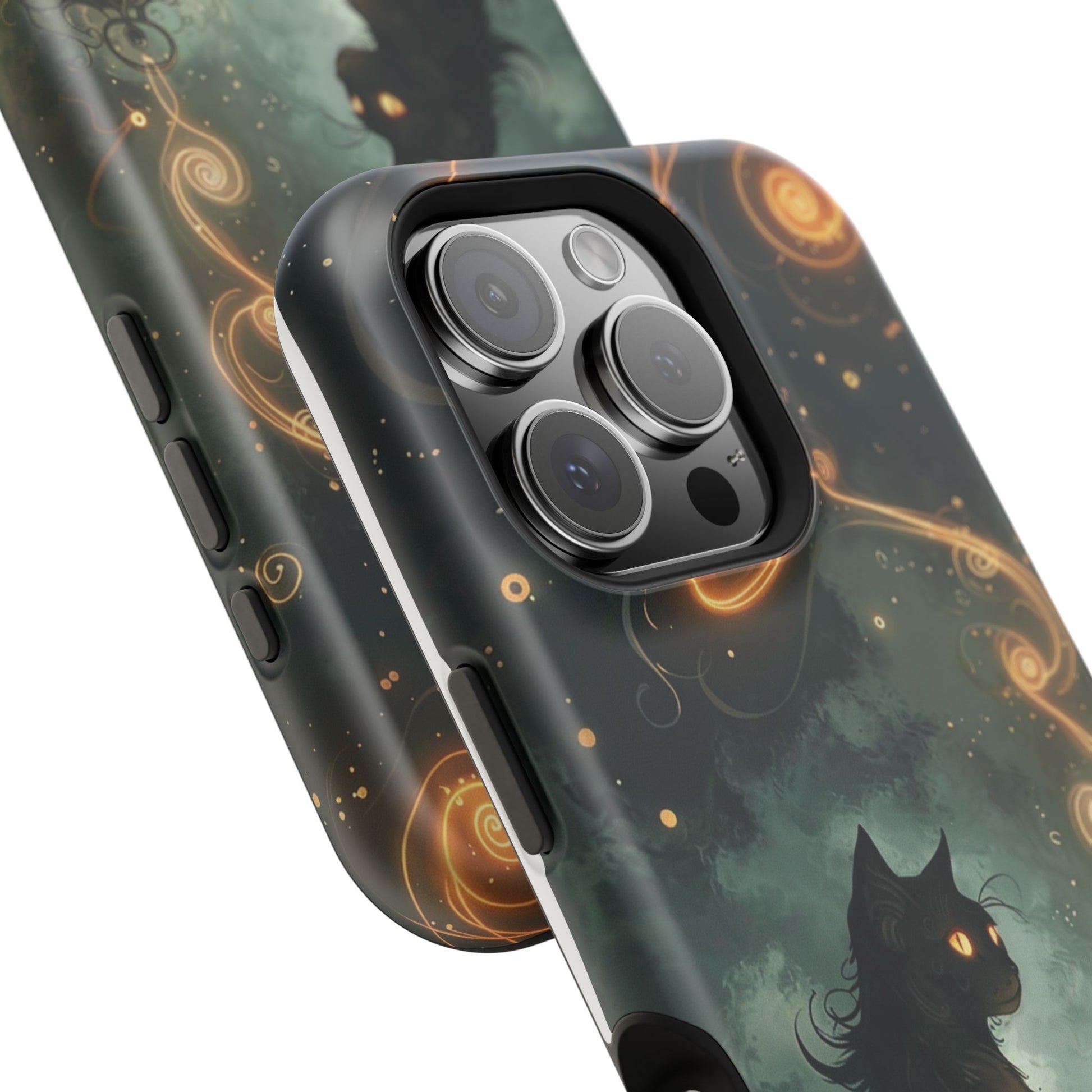 Magnetic Cat-Themed Phone Cases, Impact-Resistant Design, Unique Gift for Cat Lovers, Perfect for Birthdays, Special Occasions