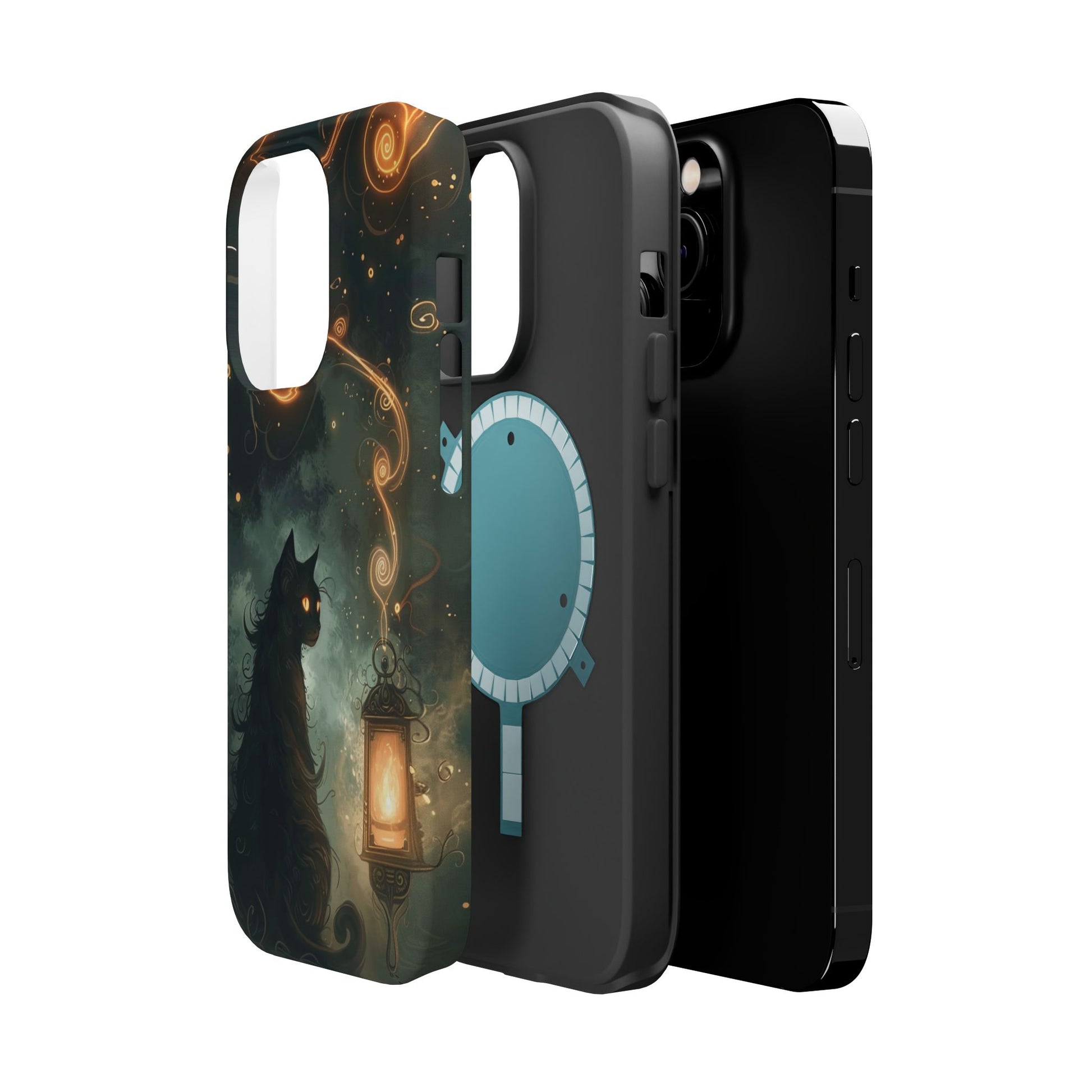 Magnetic Cat-Themed Phone Cases, Impact-Resistant Design, Unique Gift for Cat Lovers, Perfect for Birthdays, Special Occasions
